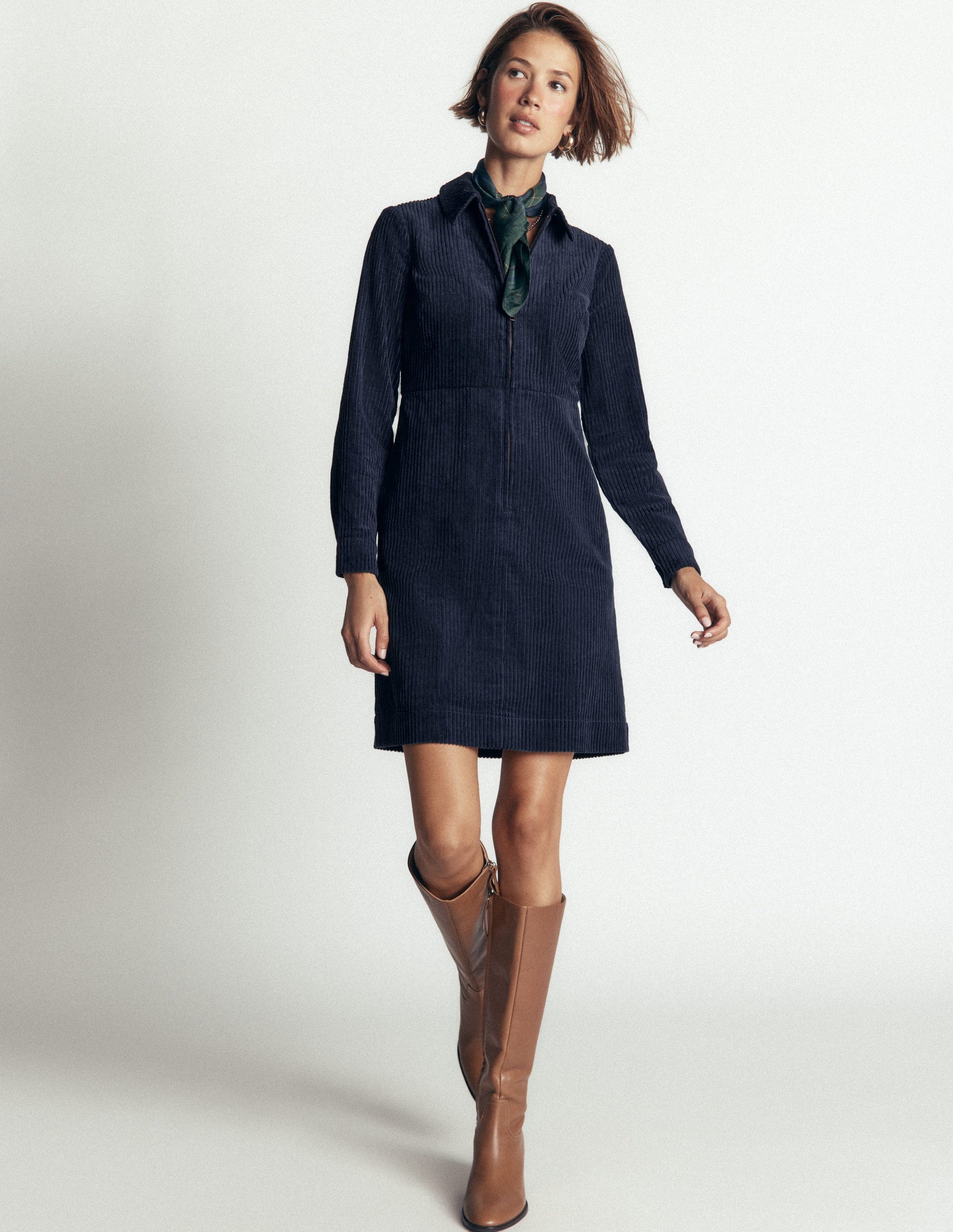 mini boden cord dress Bronte Short - Navy red one sleeve engagement dress so you can show PrettyLittleThing Women's Shape Built Sold By:Box of 10