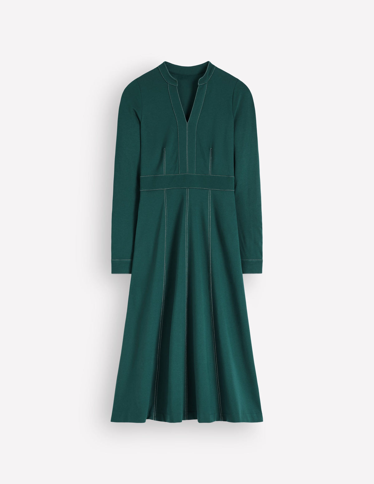 Alex Ponte Contrast Midi Dress-Midnight Ocean - Image 5