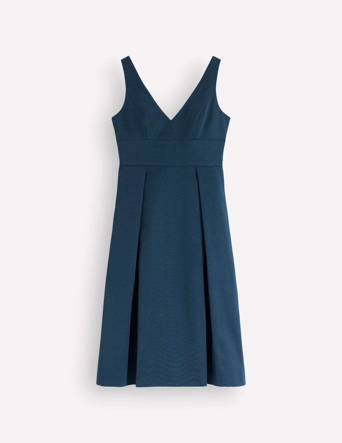 Textured Fit & Flare Dress-Teal Ocean - Image 6