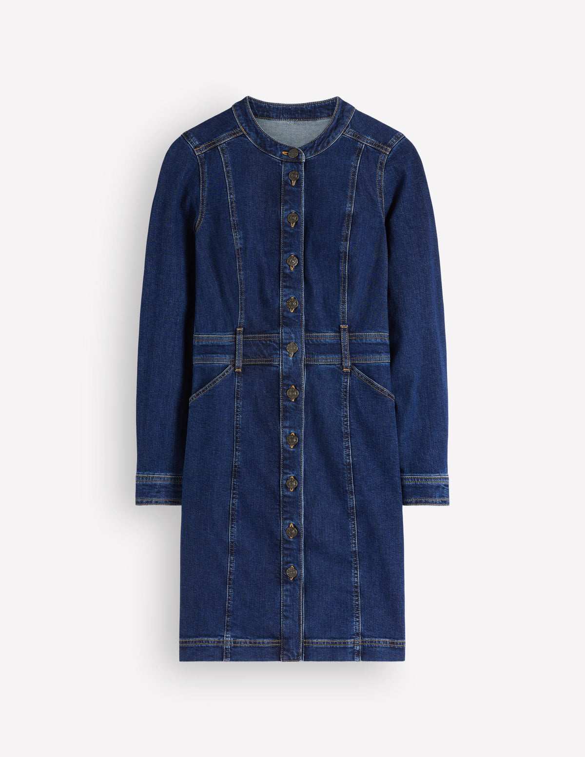 Zara Denim Short Dress-Dark Vintage - Image 7