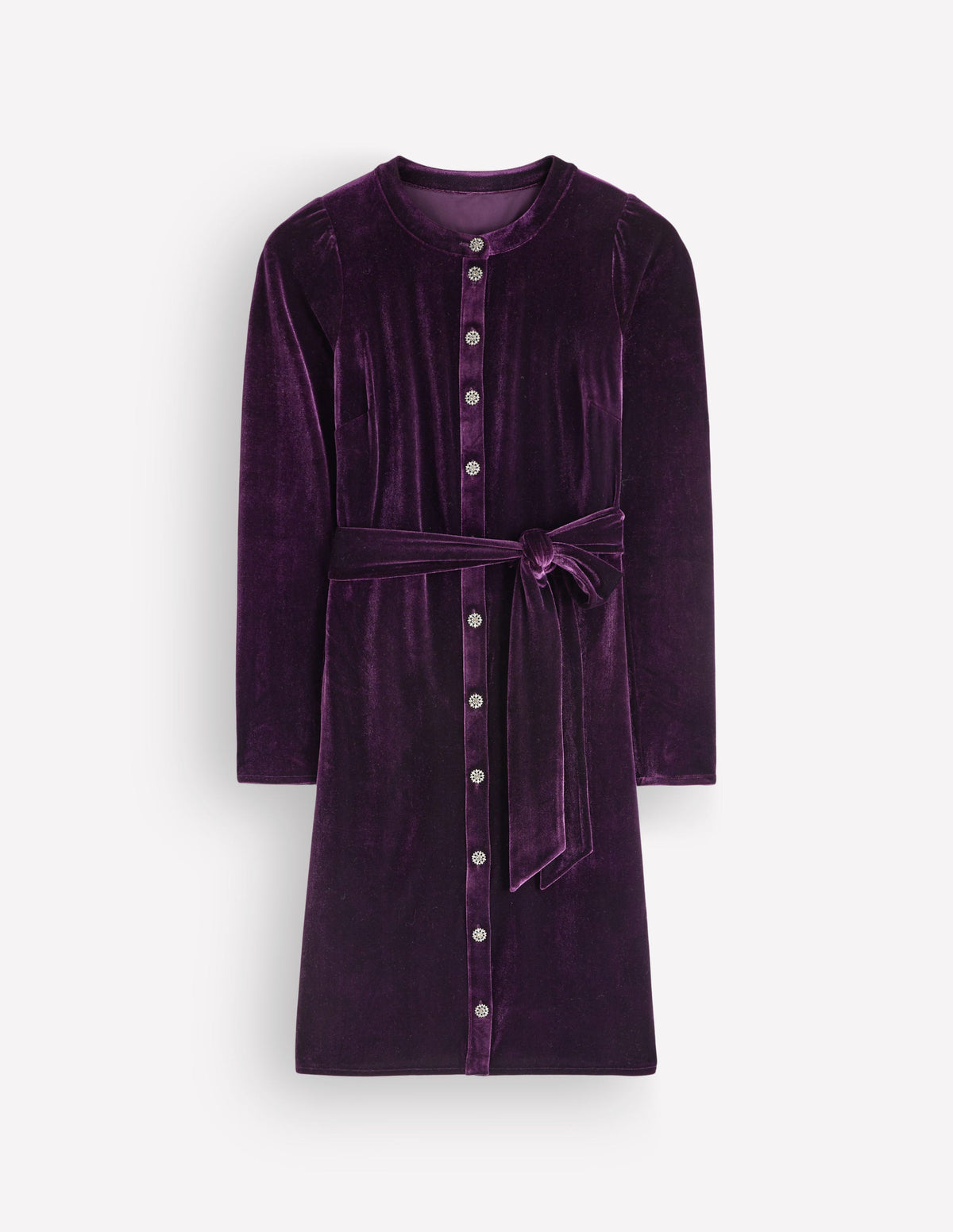 Honor Short Velvet Dress-Nightshade - Image 6