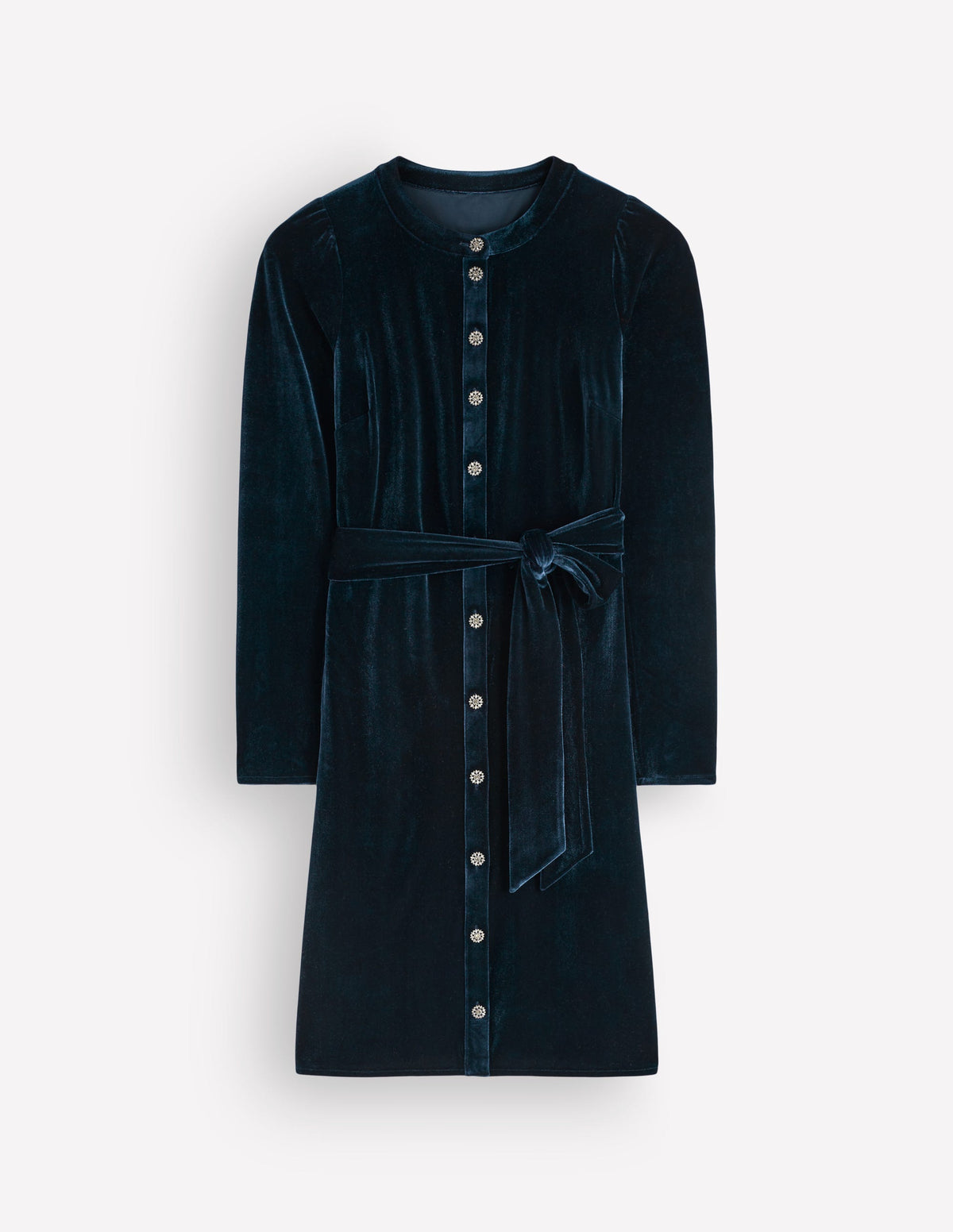 Honor Short Velvet Dress-Teal Ocean - Image 5