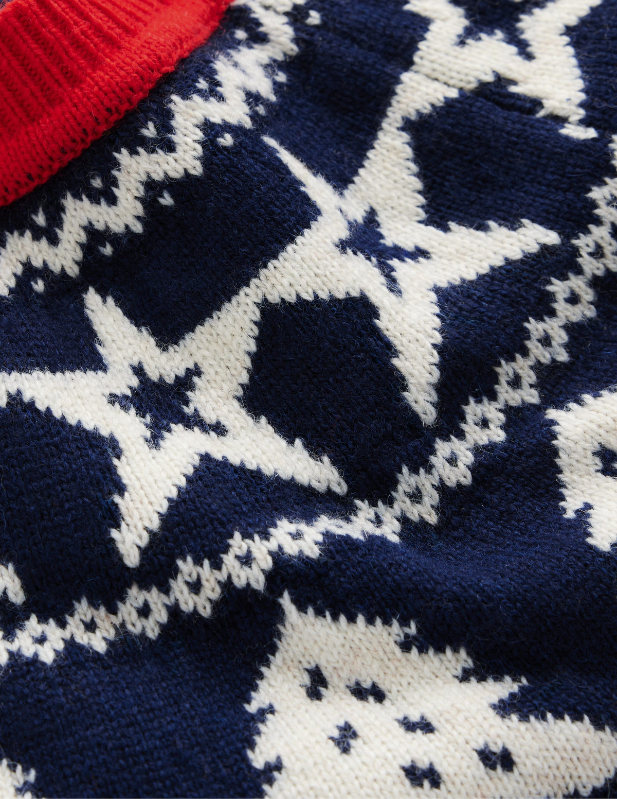 Edie Fair Isle Jumper-Navy reindeer-7