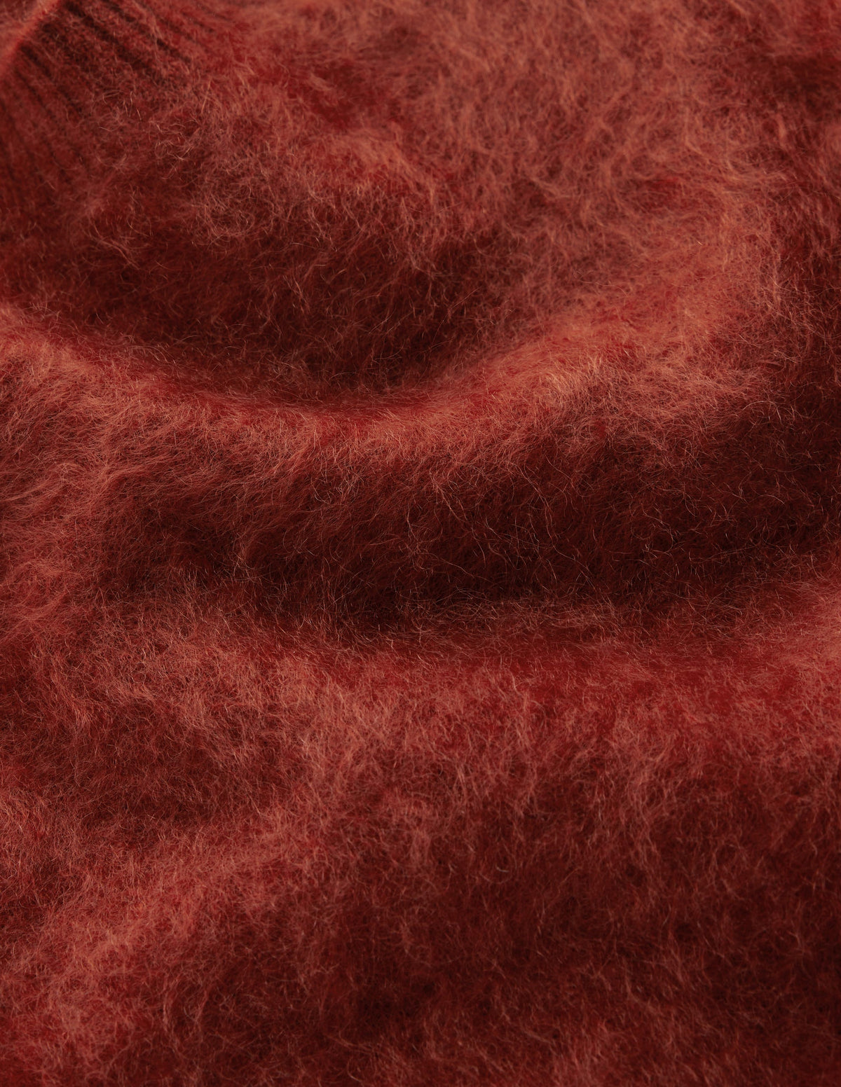 Kat Brushed Cashmere Jumper-Burnt Orange - Image 6