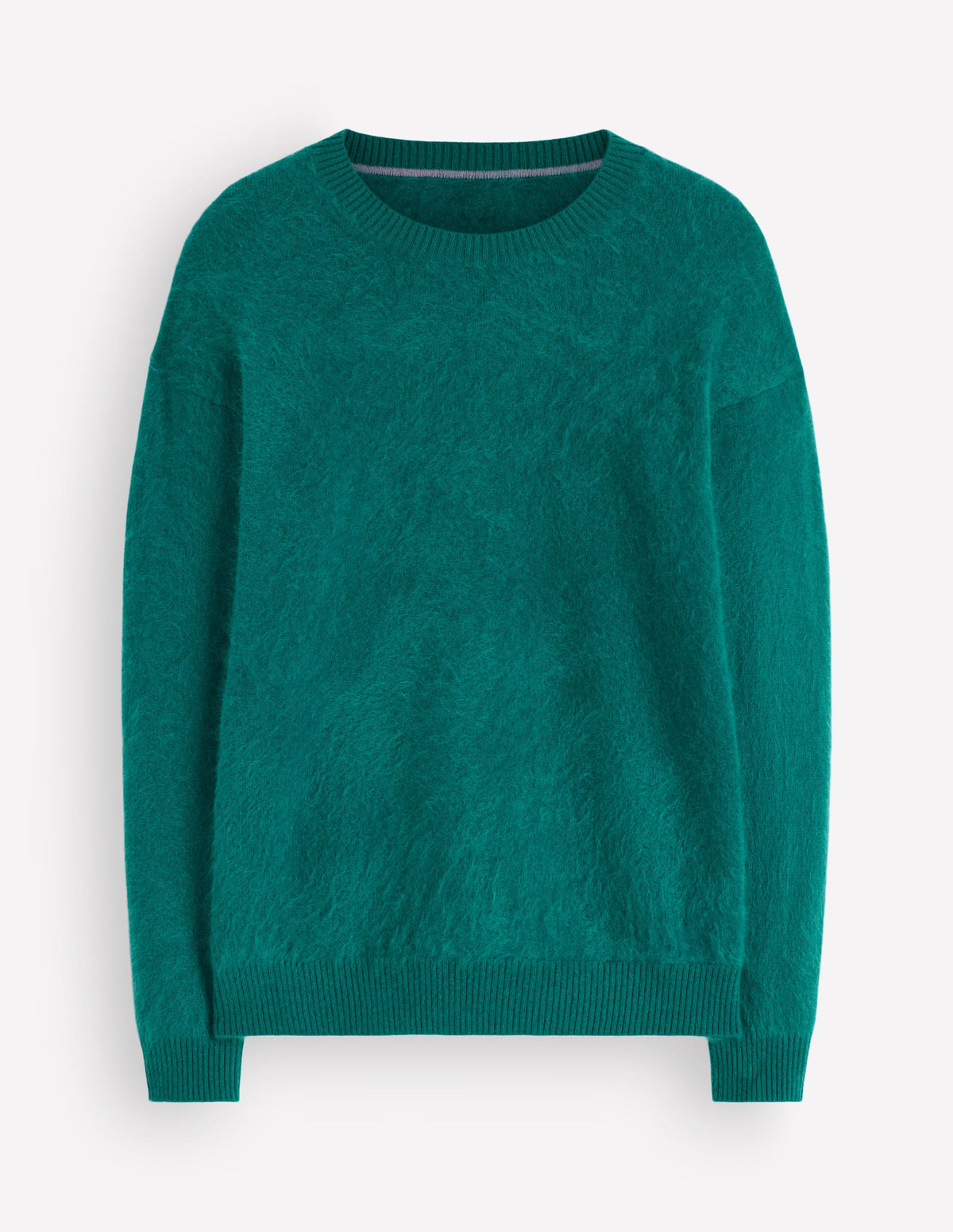 Kat Brushed Cashmere Jumper-Deep Sea Depths-5