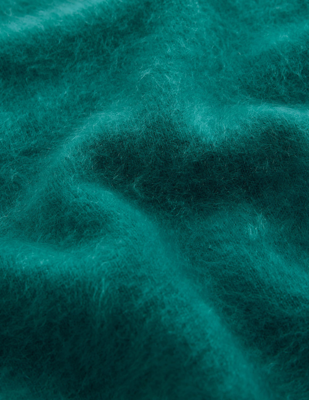 Kat Brushed Cashmere Jumper-Deep Sea Depths - Image 6
