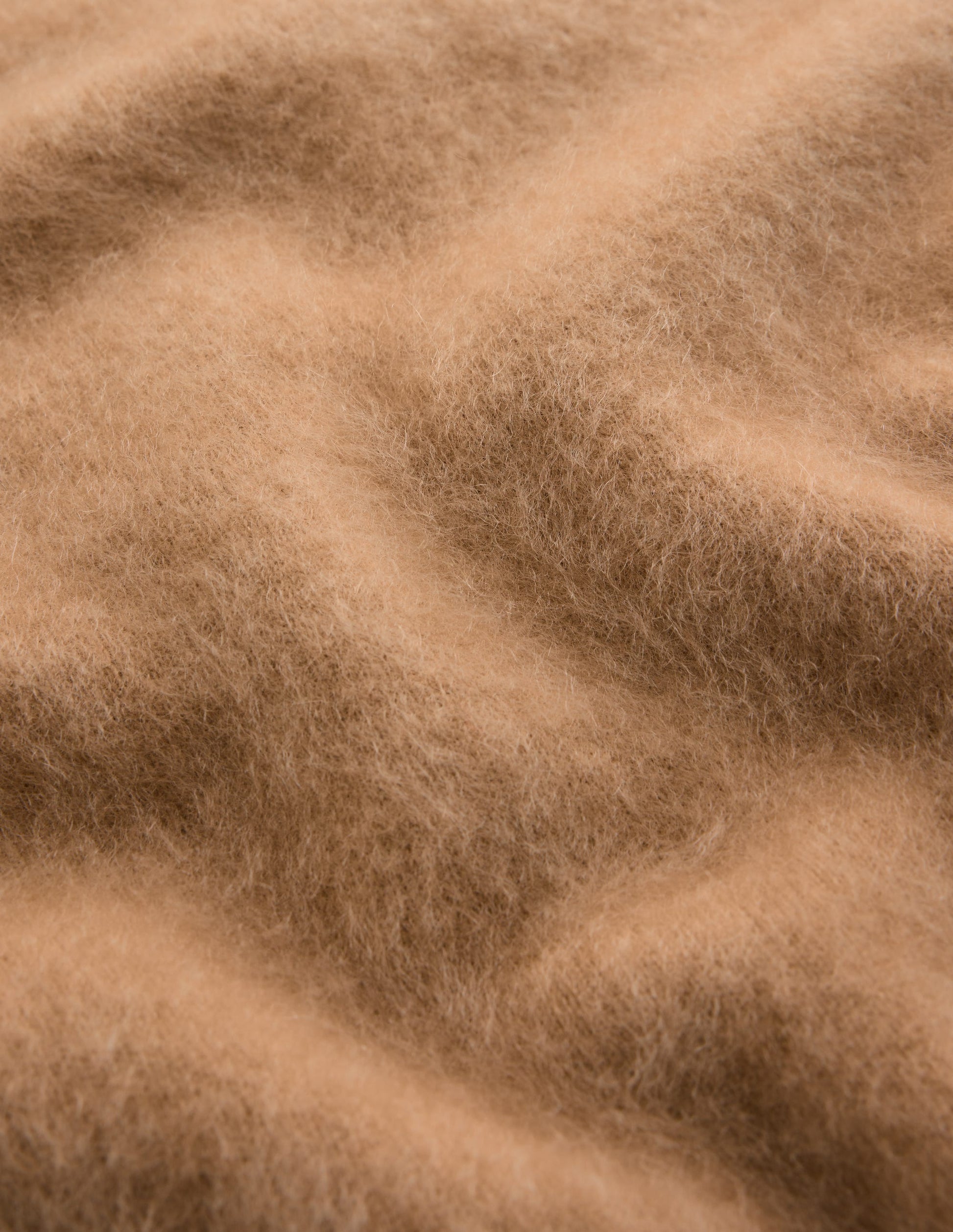 Kat Brushed Cashmere Jumper-Camel Melange-6