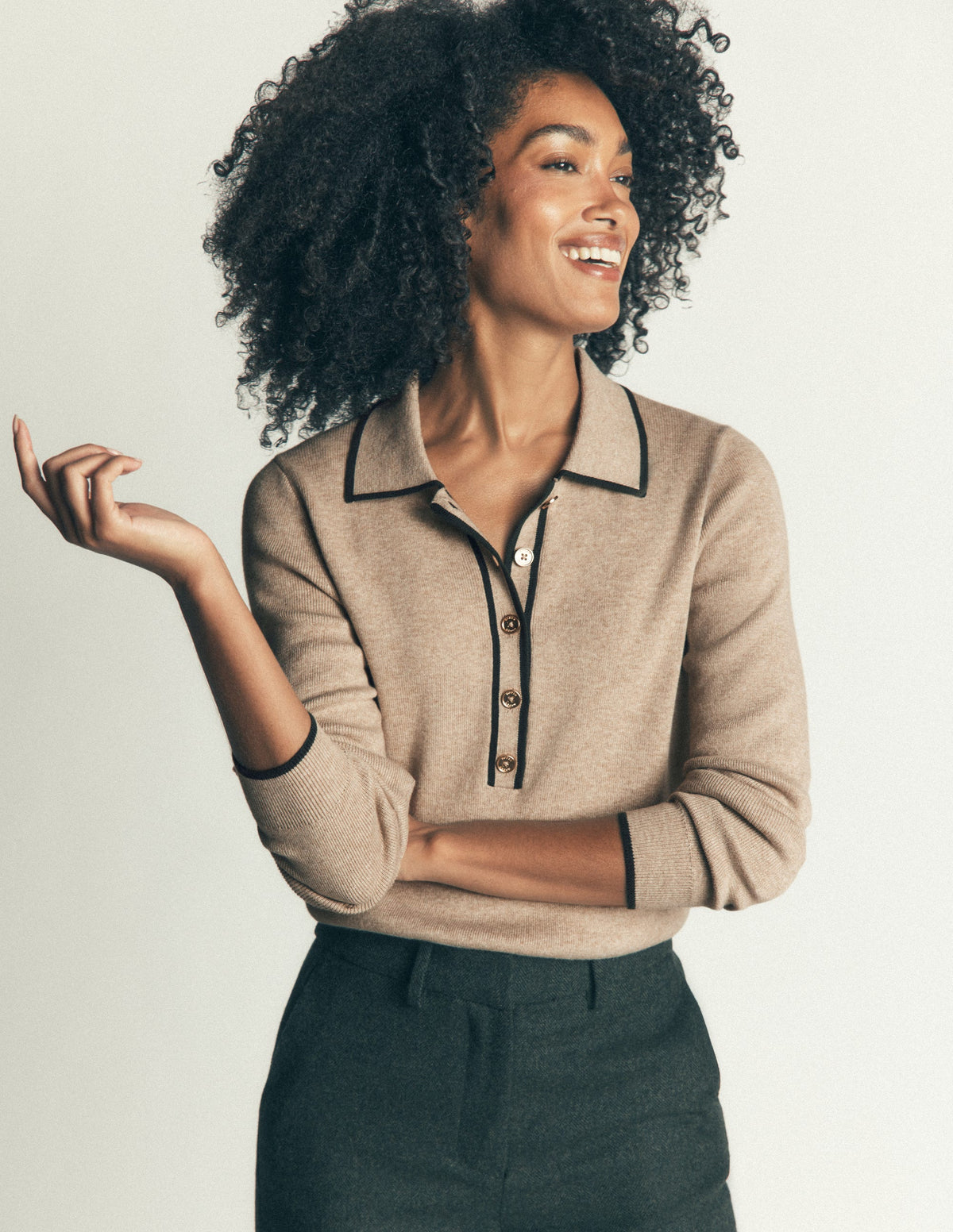 Liz Henley Jumper-Chinchilla Melange-4