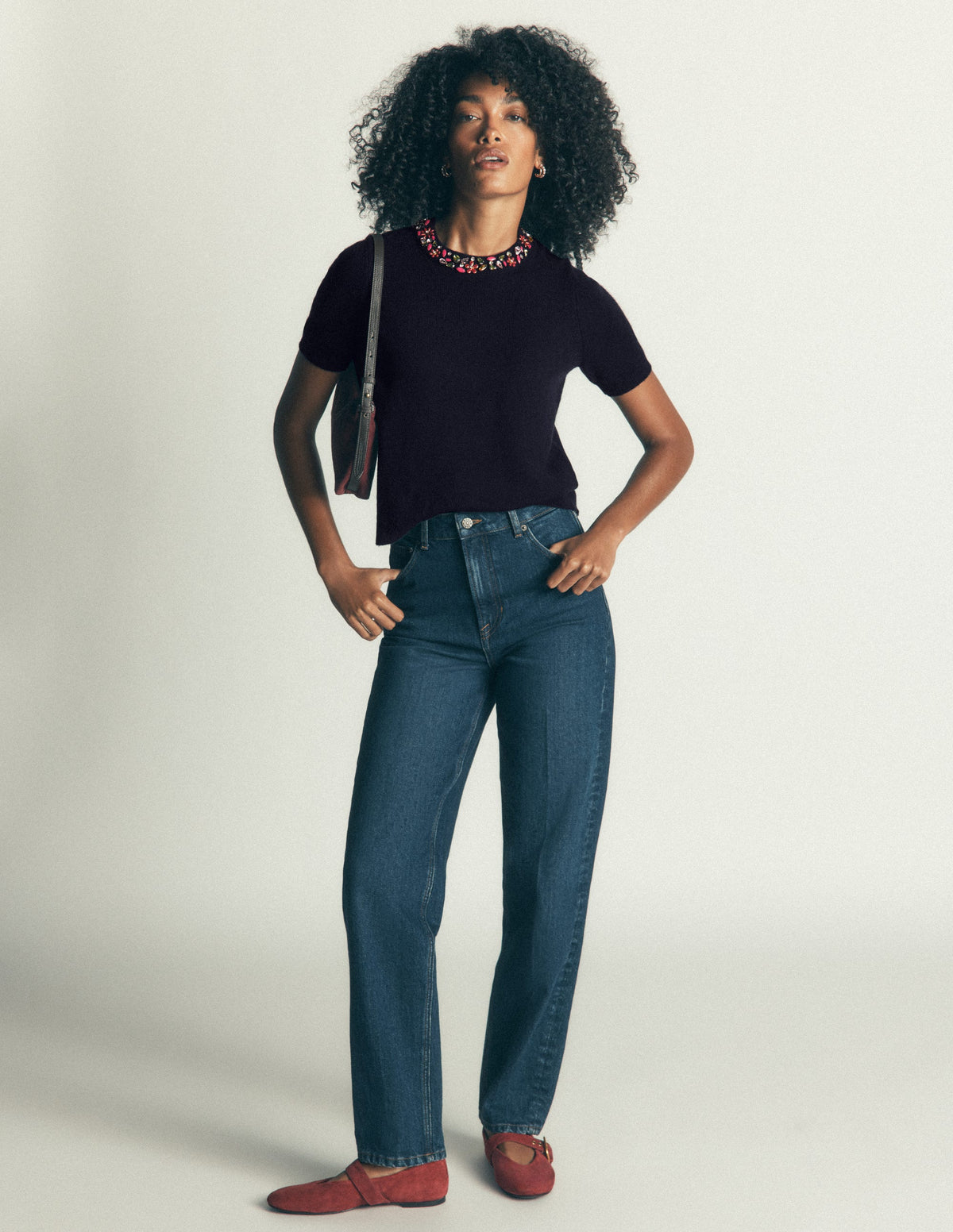 Embellished T-Shirt-Navy-4