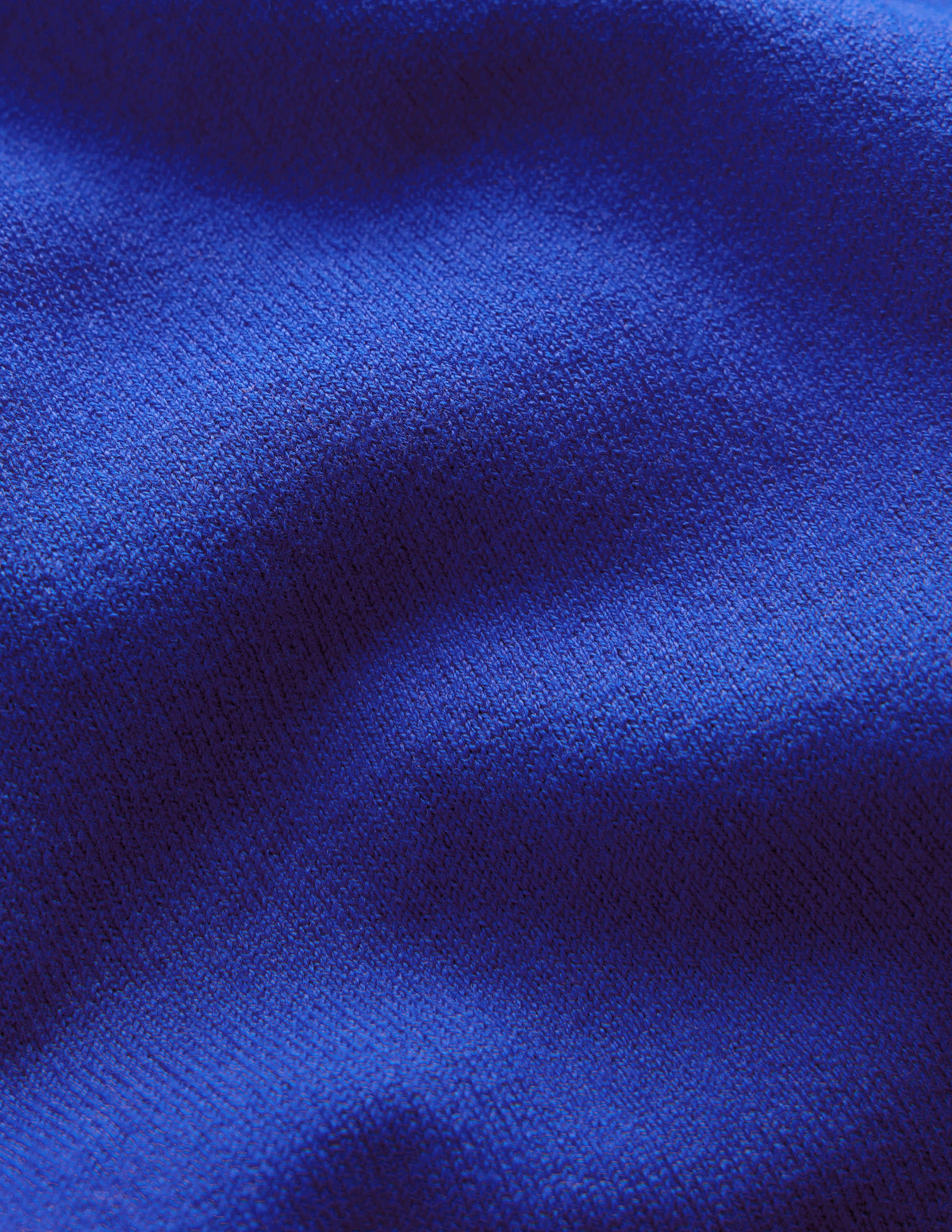 Camilla Cotton Crew Jumper-Bright Blue - Image 6