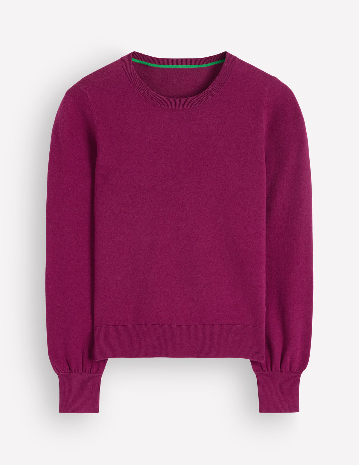 Camilla Cotton Crew Jumper-Potion purple-5