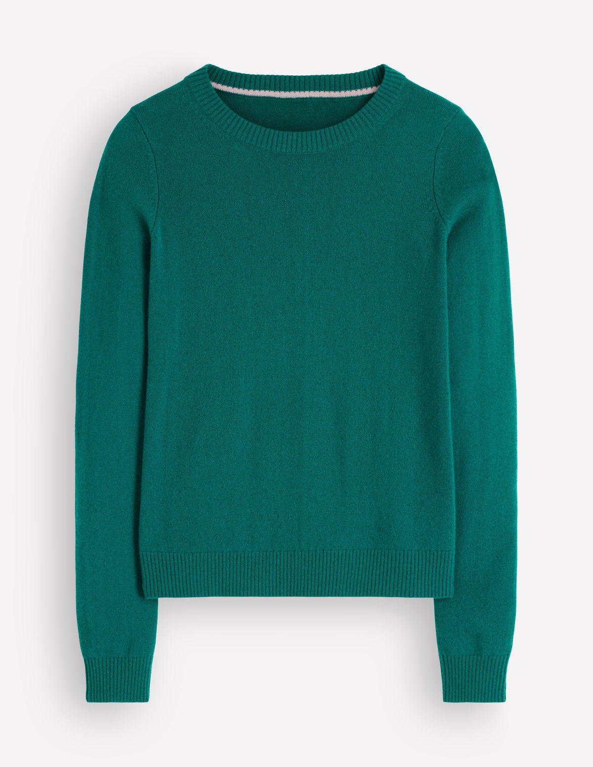 Elsie Cashmere Crew Jumper-Deep Sea Depths - Image 6