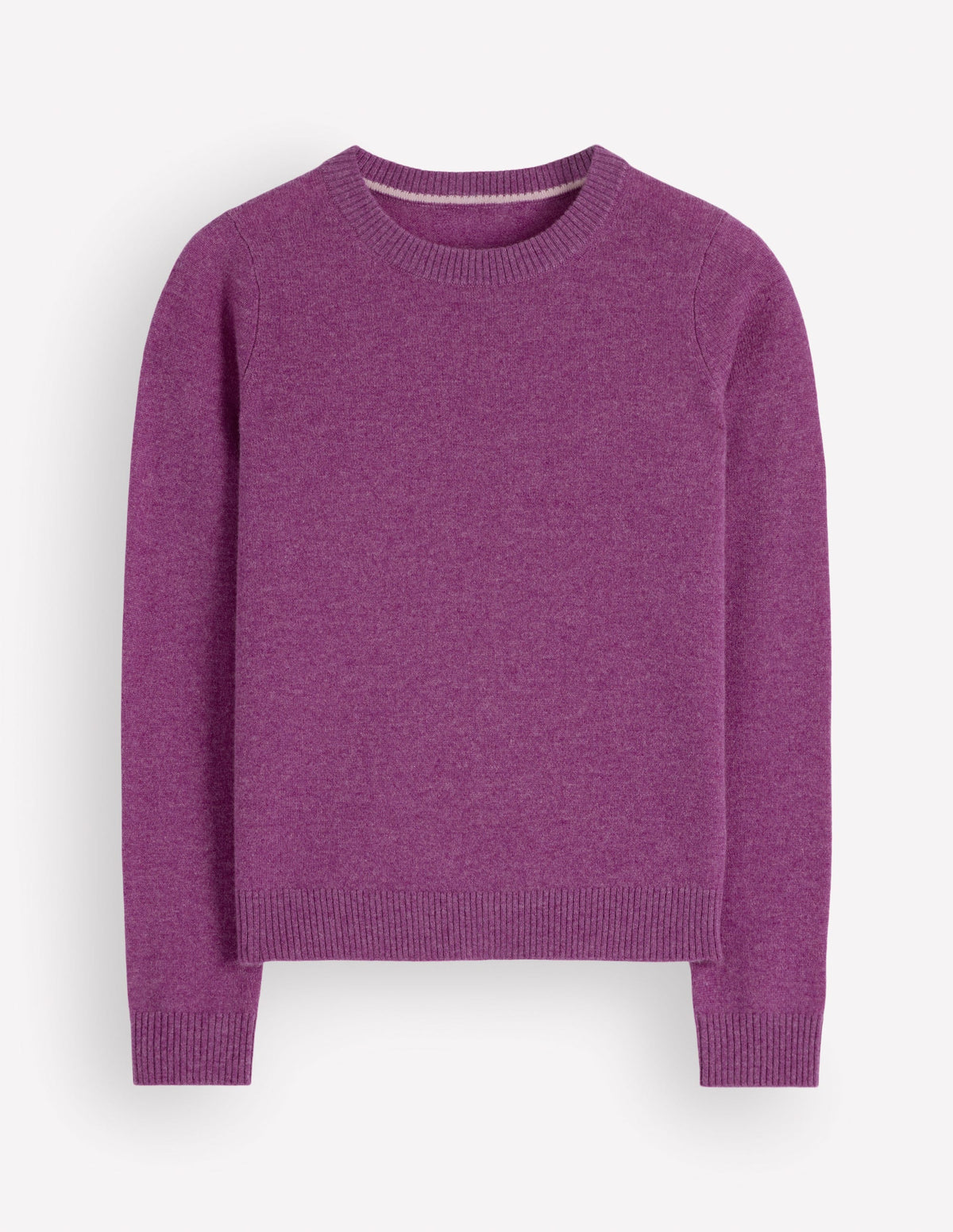 Elsie Cashmere Crew Jumper-Regal Purple-5