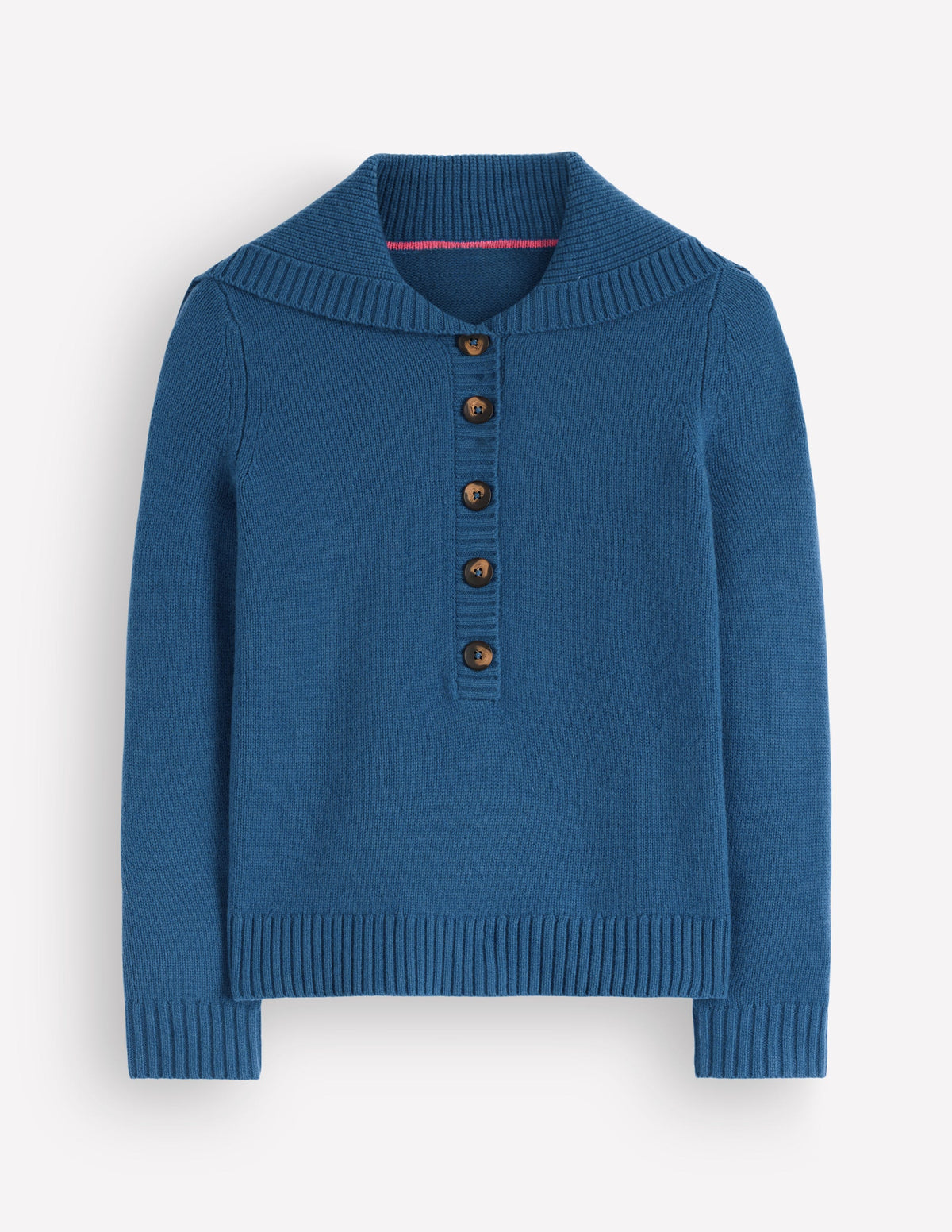 Marta Merino Wool Sailor Top-Delft Blue - Image 6