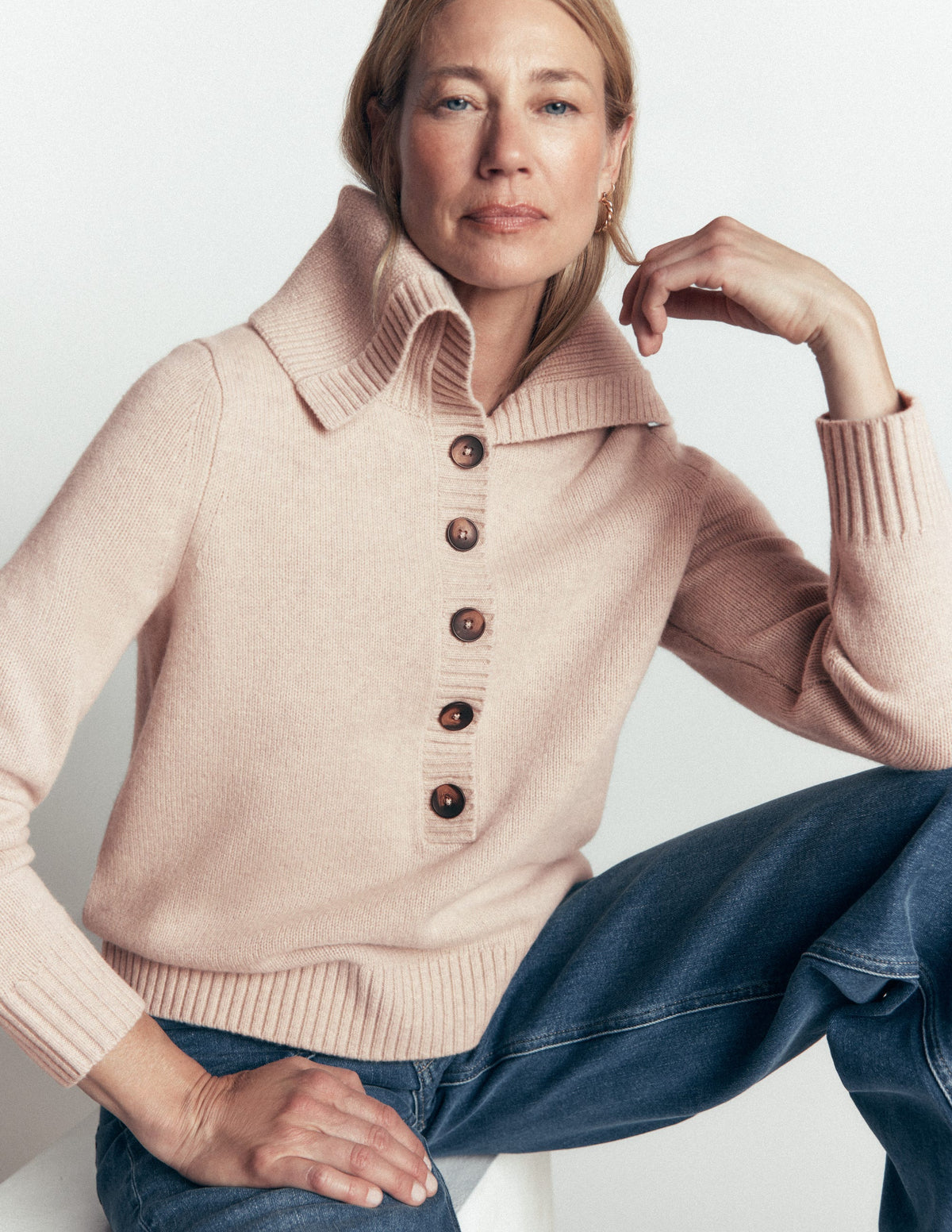Marta Merino Wool Sailor Top-Barley-4