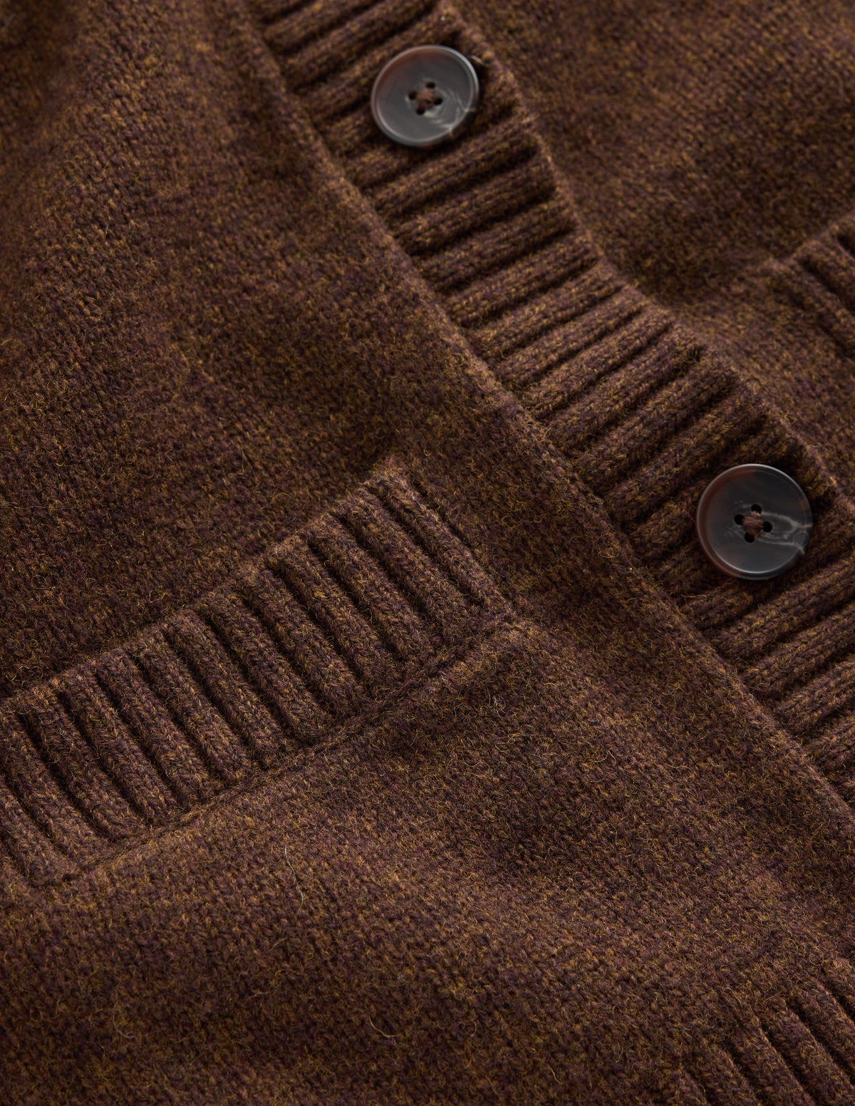 Marta Merino Wool Cardigan-Raw Umber-7