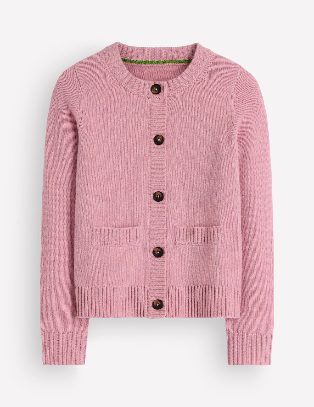 Marta Merino Wool Cardigan-Spring Blossom Pink - Image 6