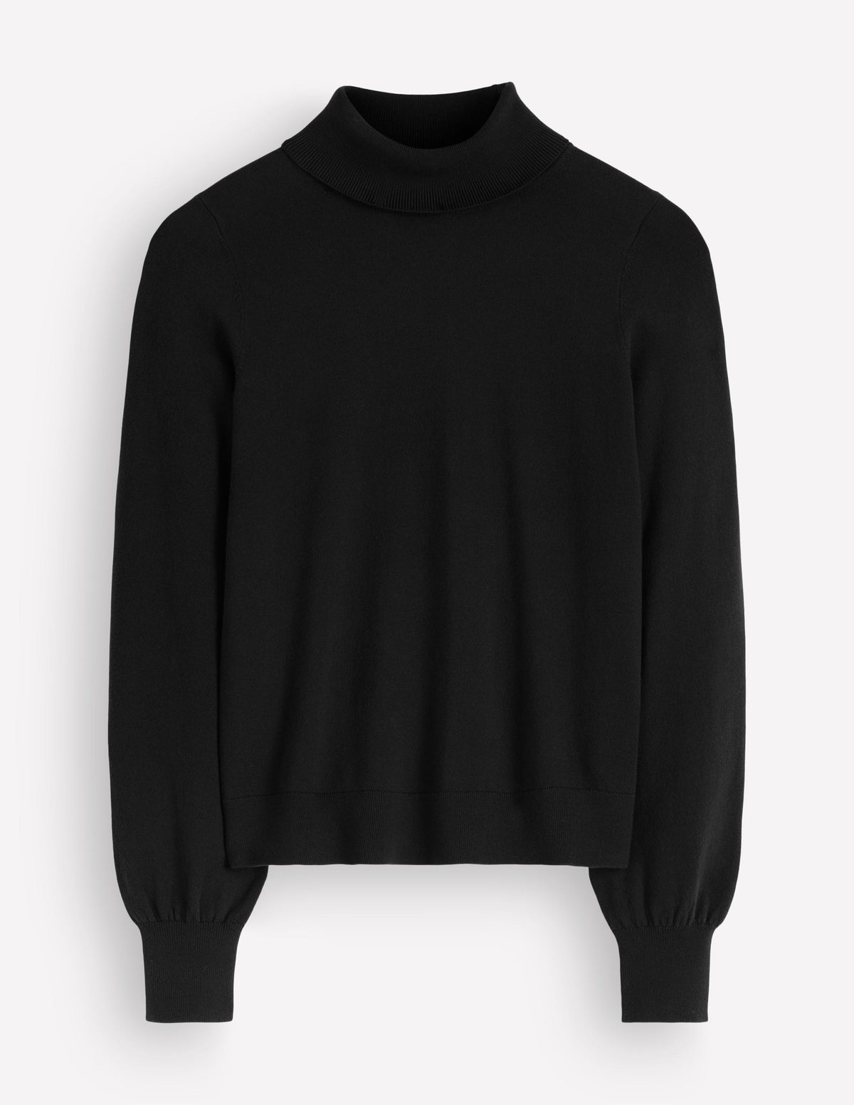Camilla Roll Neck Jumper-Black-5
