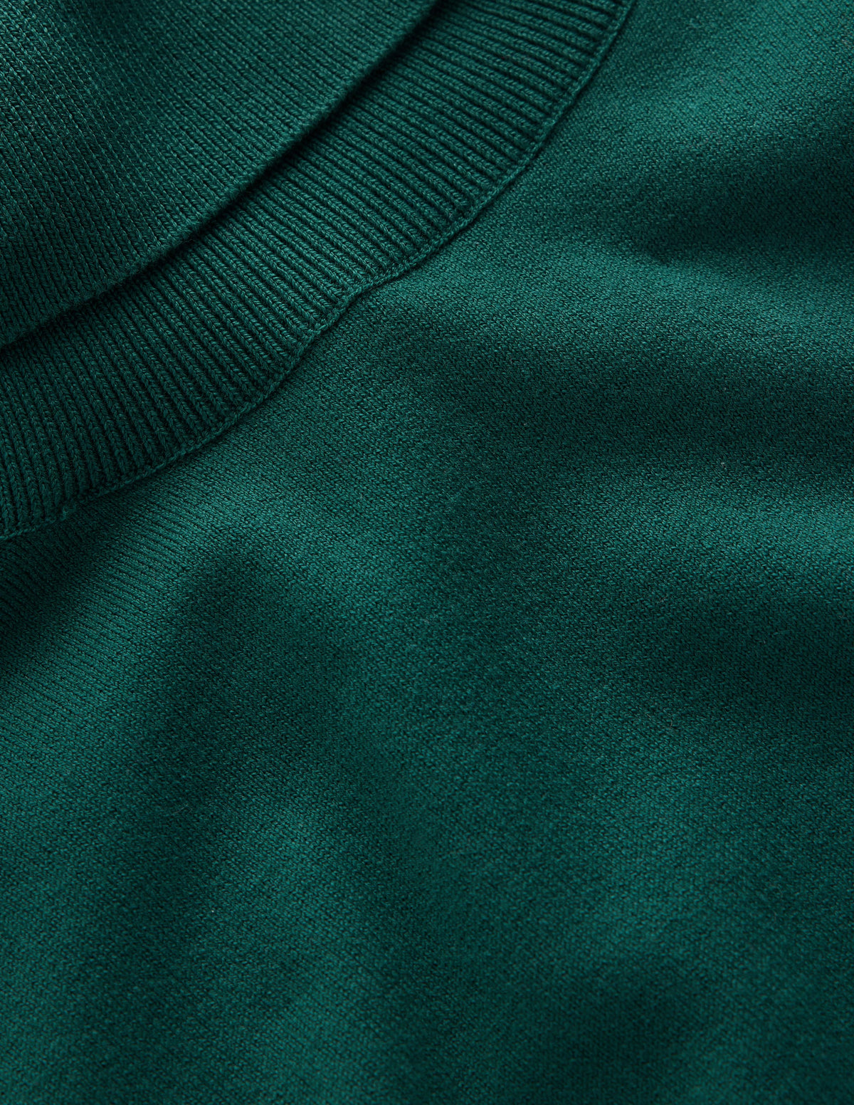 Camilla Roll Neck Jumper-Midnight Teal - Image 6