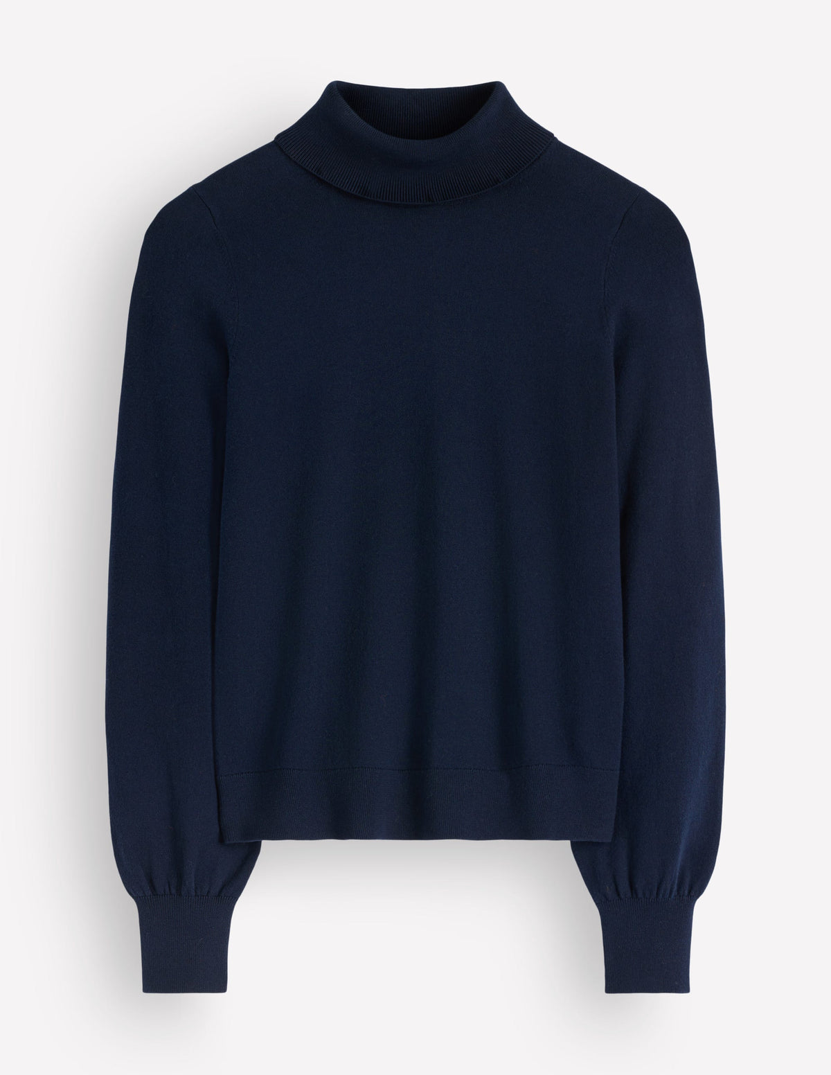 Camilla Roll Neck Jumper-Navy - Image 6