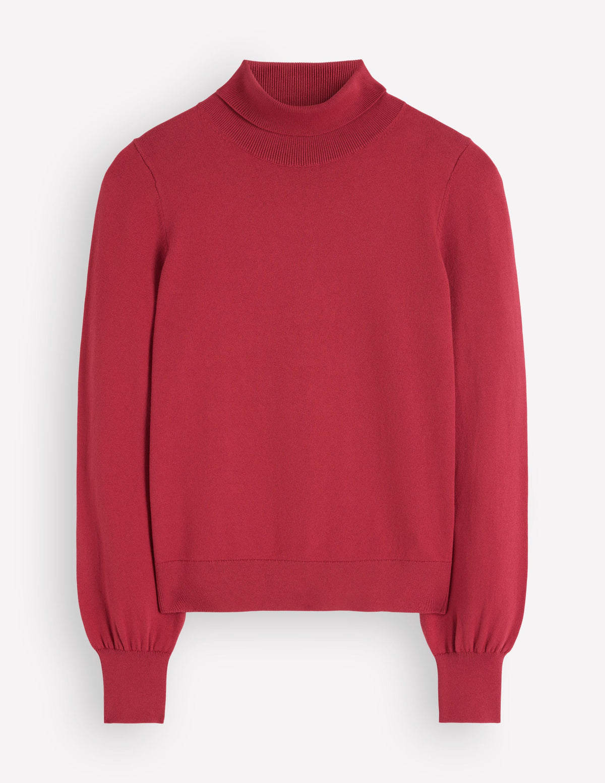 Camilla Roll Neck Jumper-Red Earth - Image 5