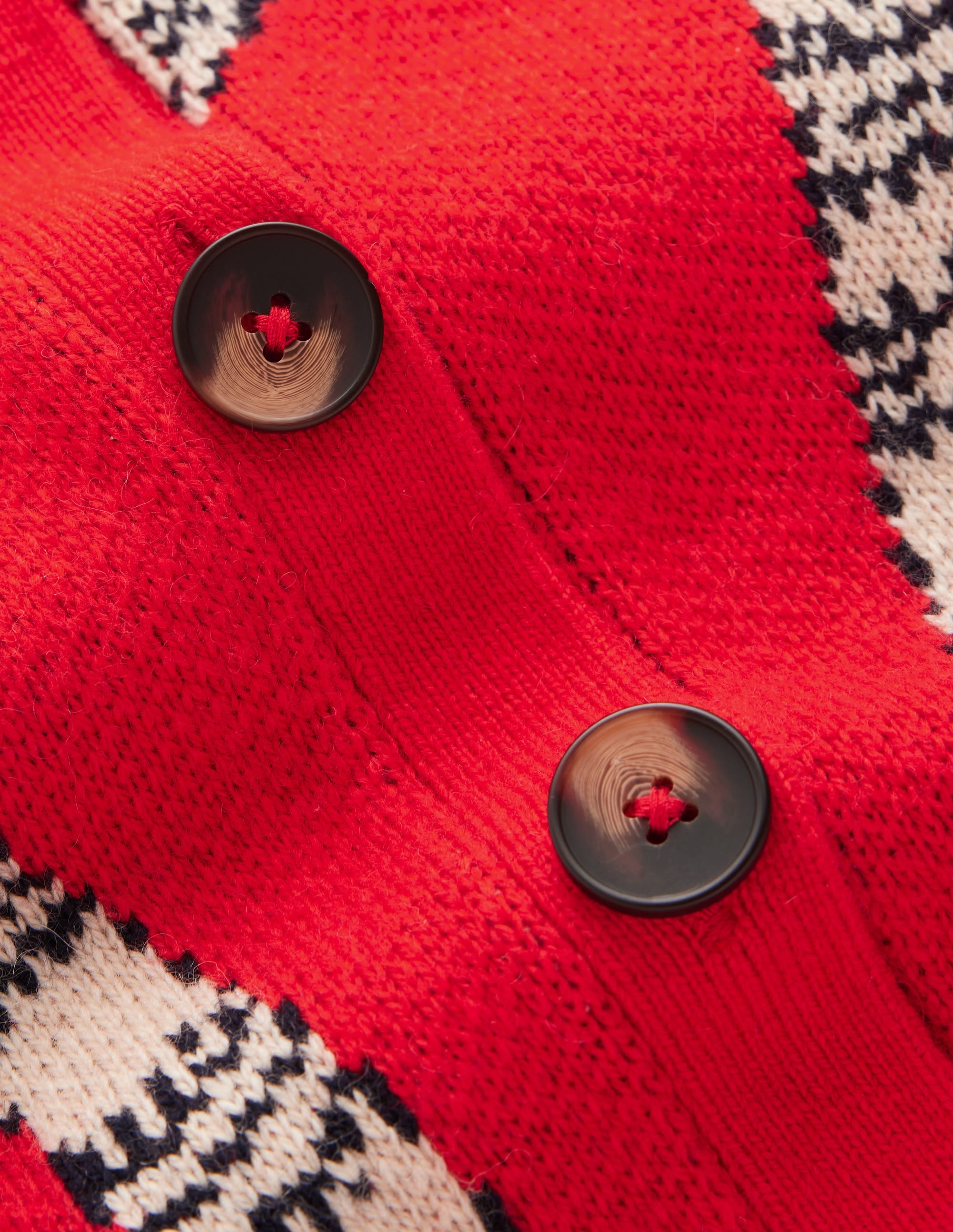 Jemma Jacquard Knit Cardigan-Merida Red Palm Tree - Image 8