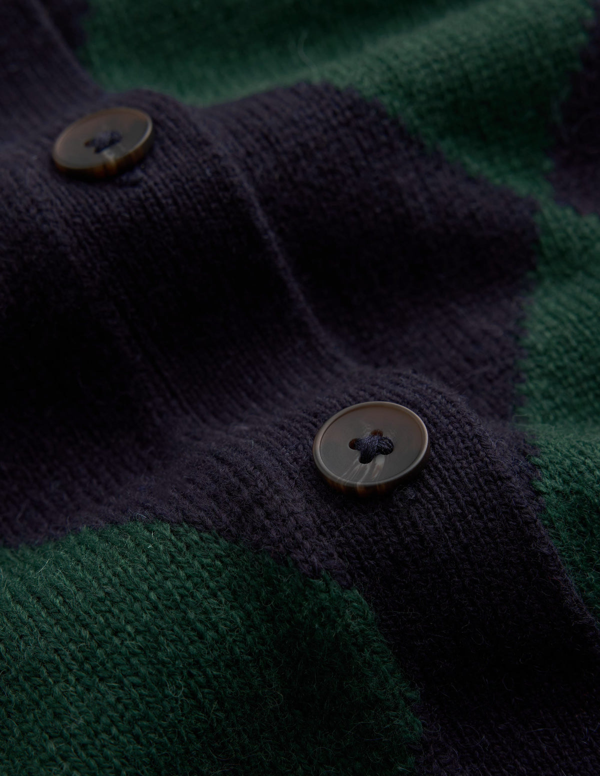 Ariadne Wool Blend Cardigan-Navy Argyle-7