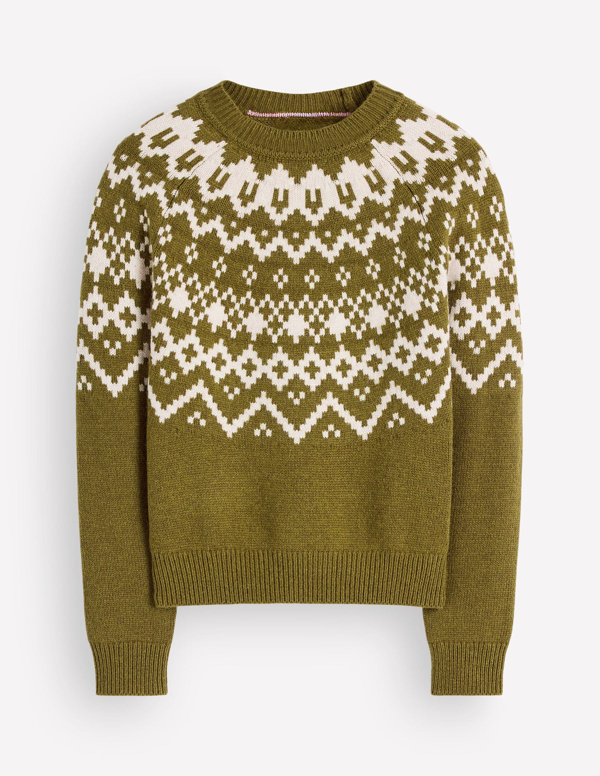 Mae Fair Isle Knitted Jumper-Cross Country-8
