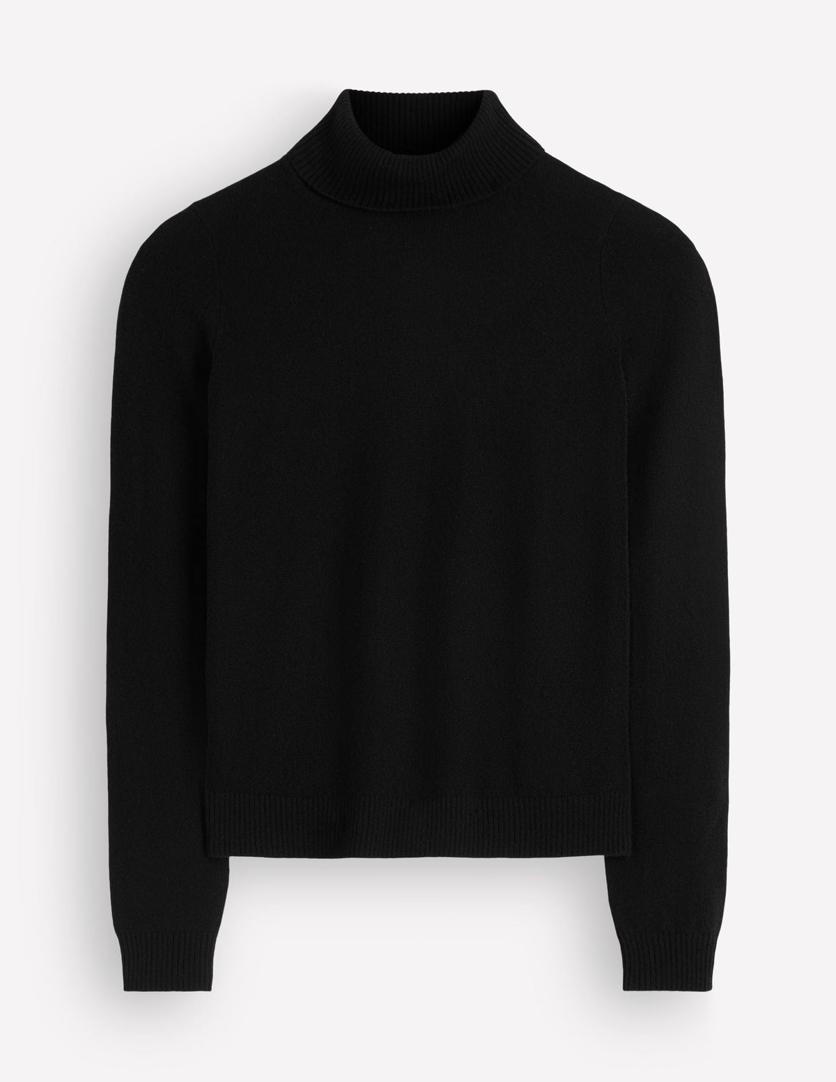 Elsie Cashmere Roll Neck-Black-5