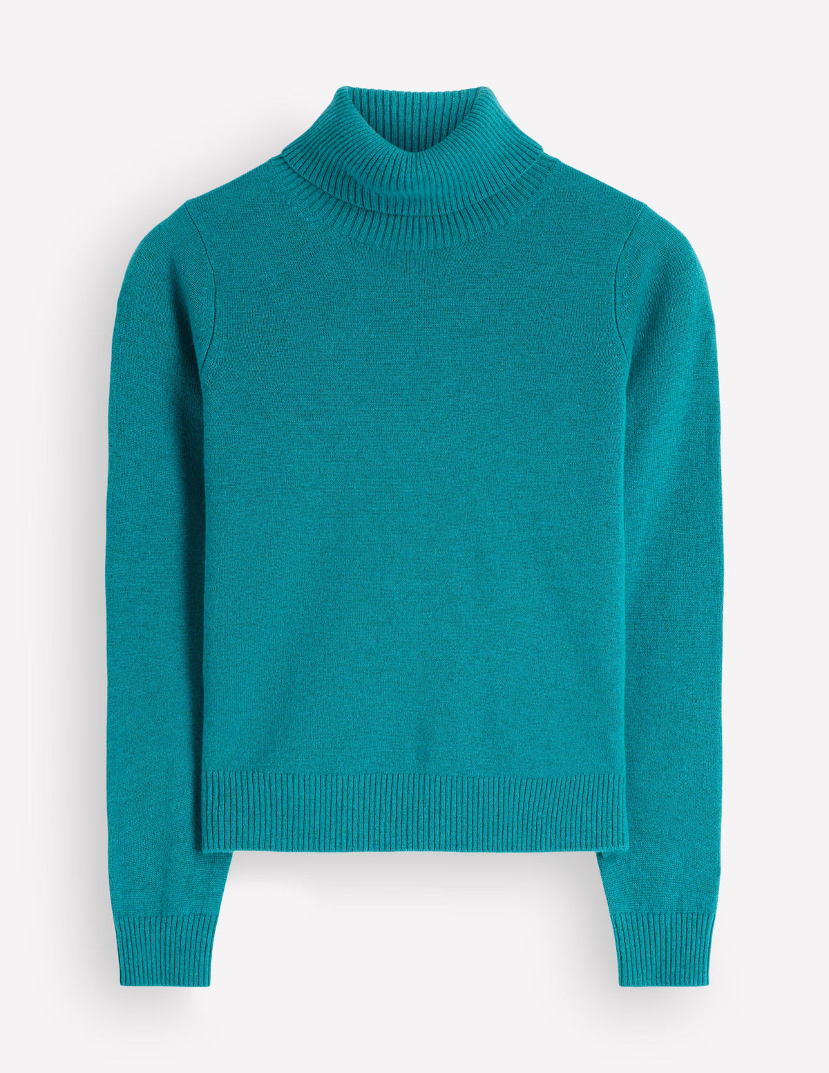 Elsie Cashmere Roll Neck-Azure Blue-6