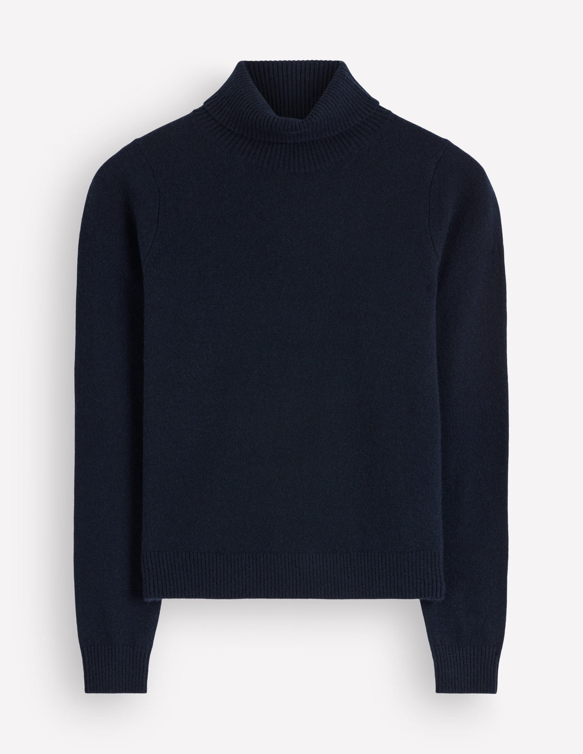 Elsie Cashmere Roll Neck-Navy-7