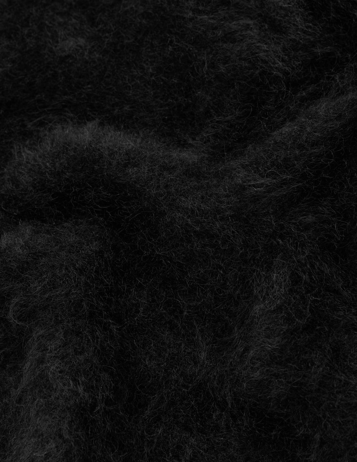 Kat Brushed Cashmere T-shirt-Black - Image 6