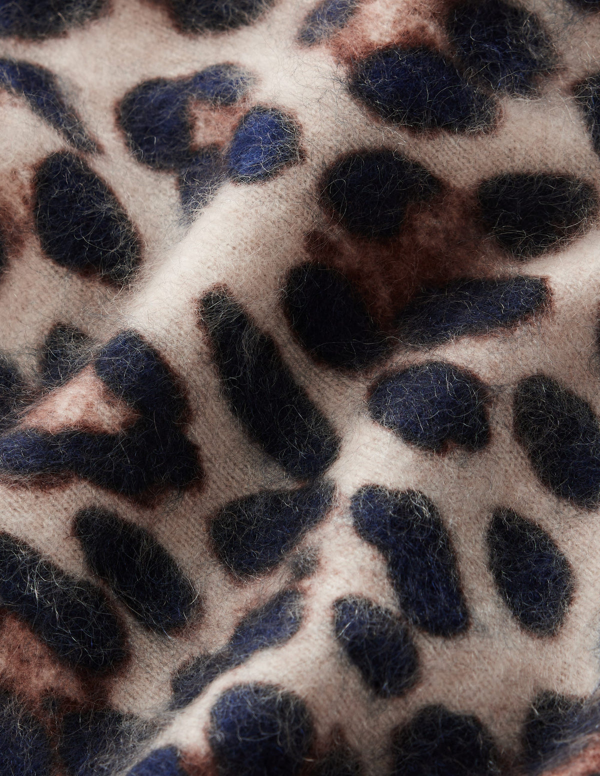 Kat Brushed Cashmere T-shirt-Camel, Leopard-8