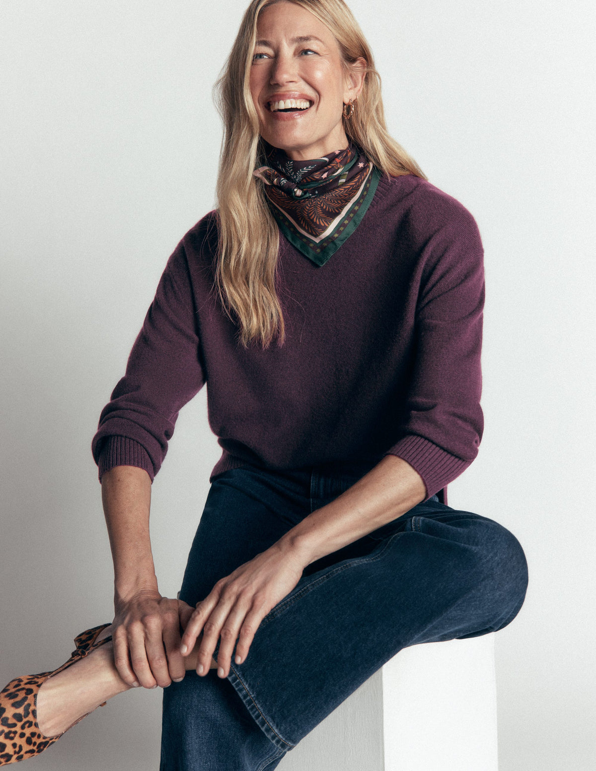 Fay Cashmere Crew Neck Jumper-Winetasting-1