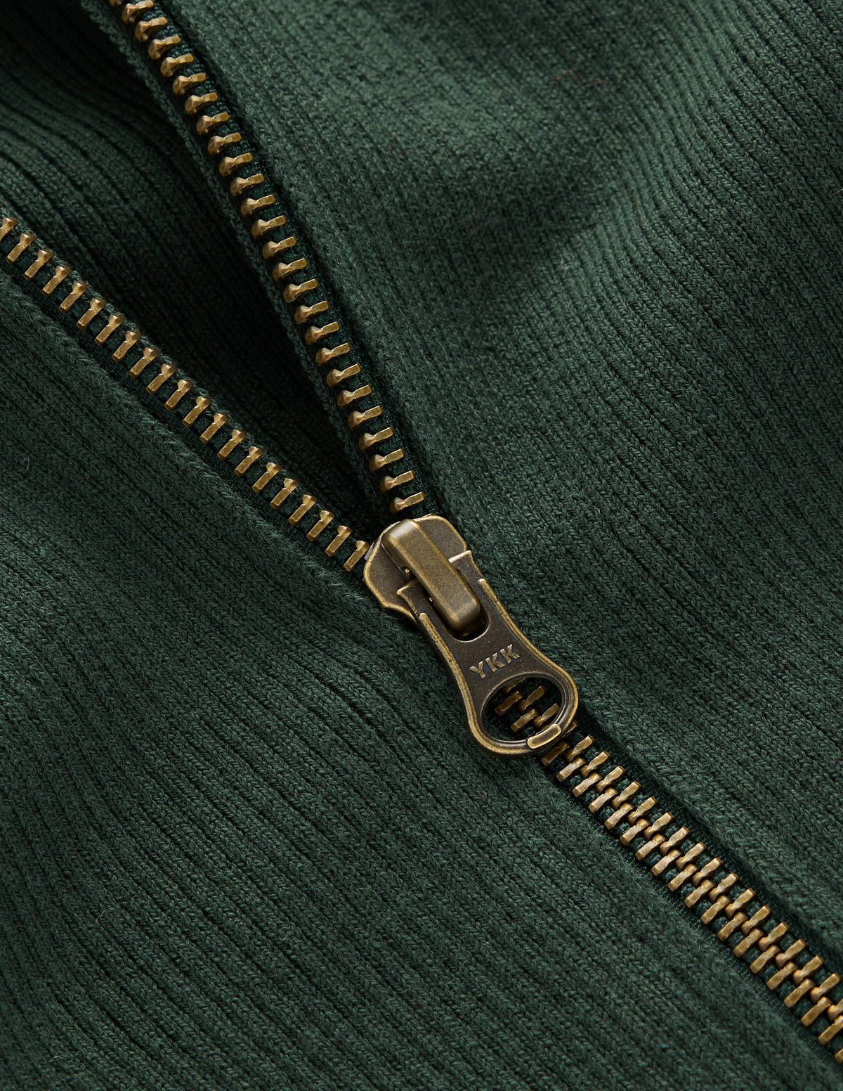 Zelda Half-Zip Ribbed Jumper-Forest Glade - Image 6