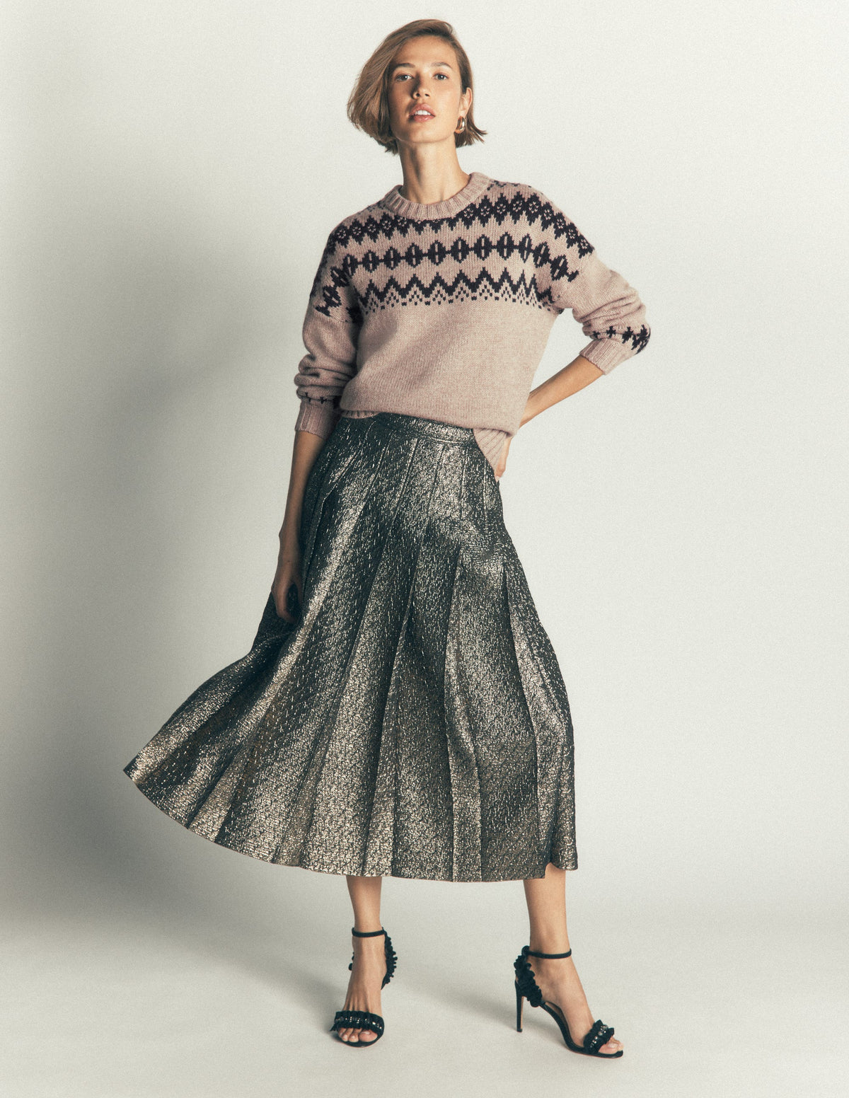 Chunky Fair Isle Jumper-Chinchilla Melange, Fair Isle-6