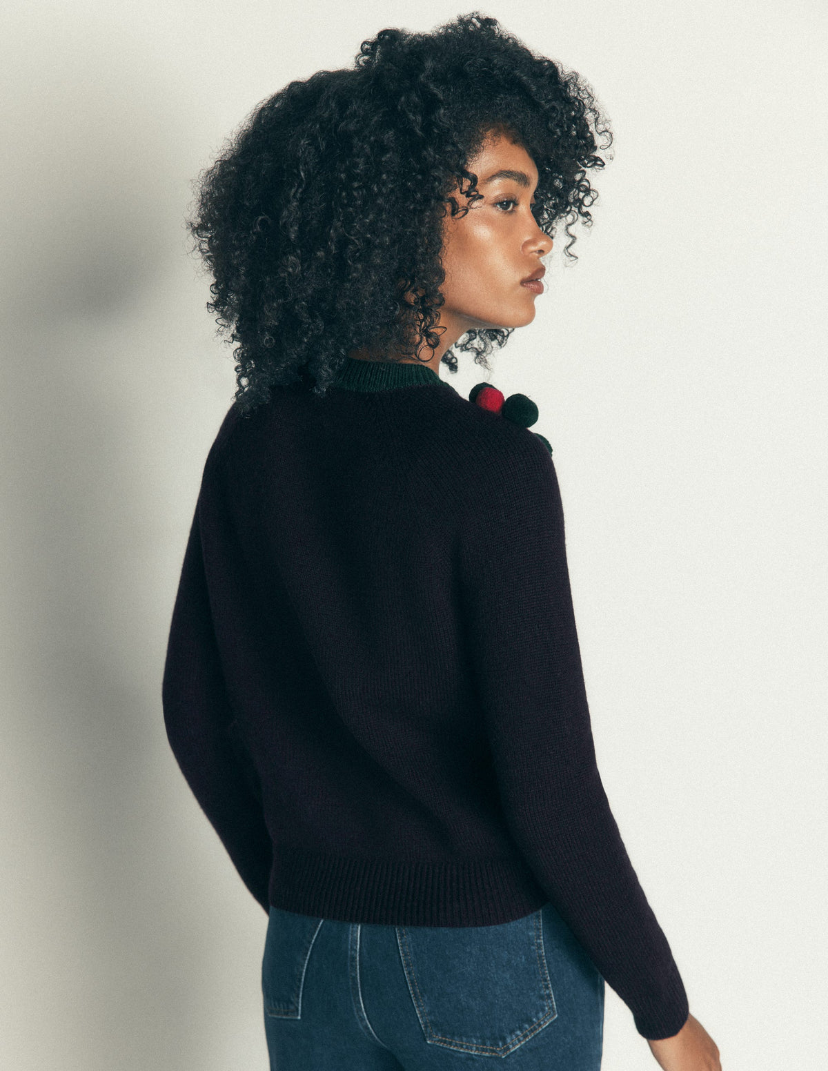 Mae Novelty Jumper-Navy Wreath-3