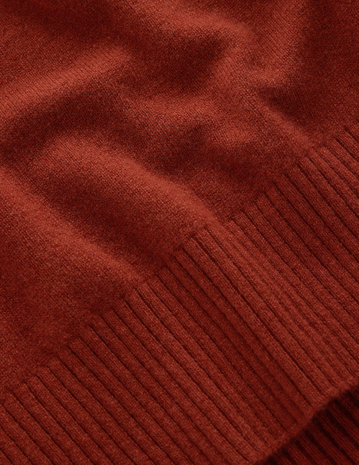 Fay High Neck Cashmere Jumper-Burnt Orange-8