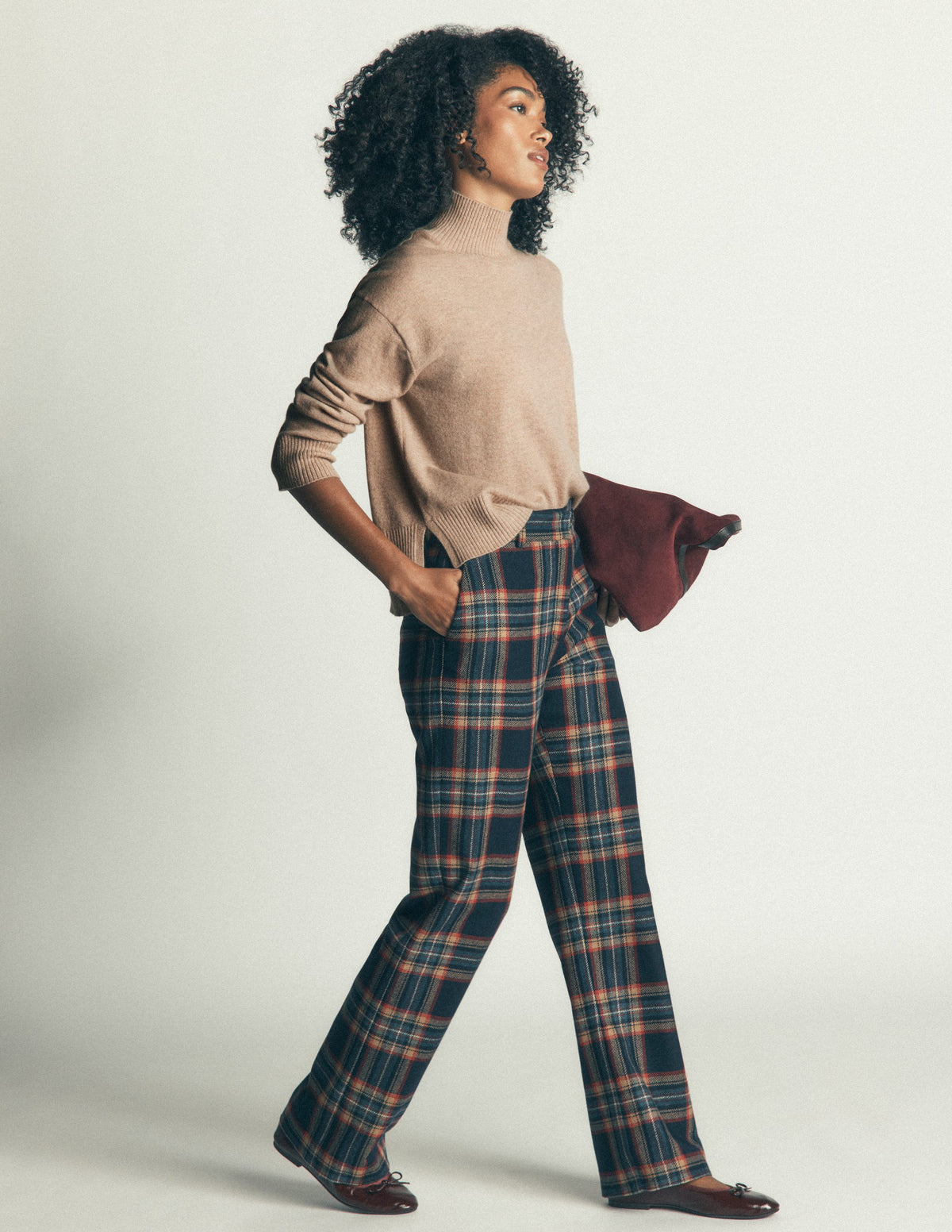 Fay High Neck Cashmere Jumper-Chinchilla Melange-4
