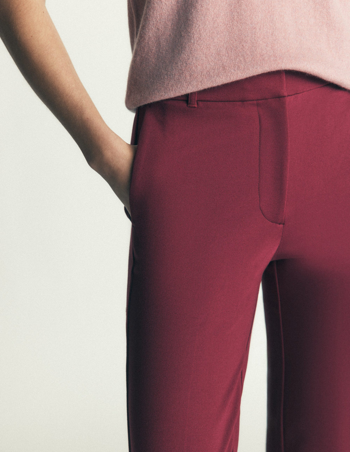Highgate Ponte Trousers-Deep Wisteria-2
