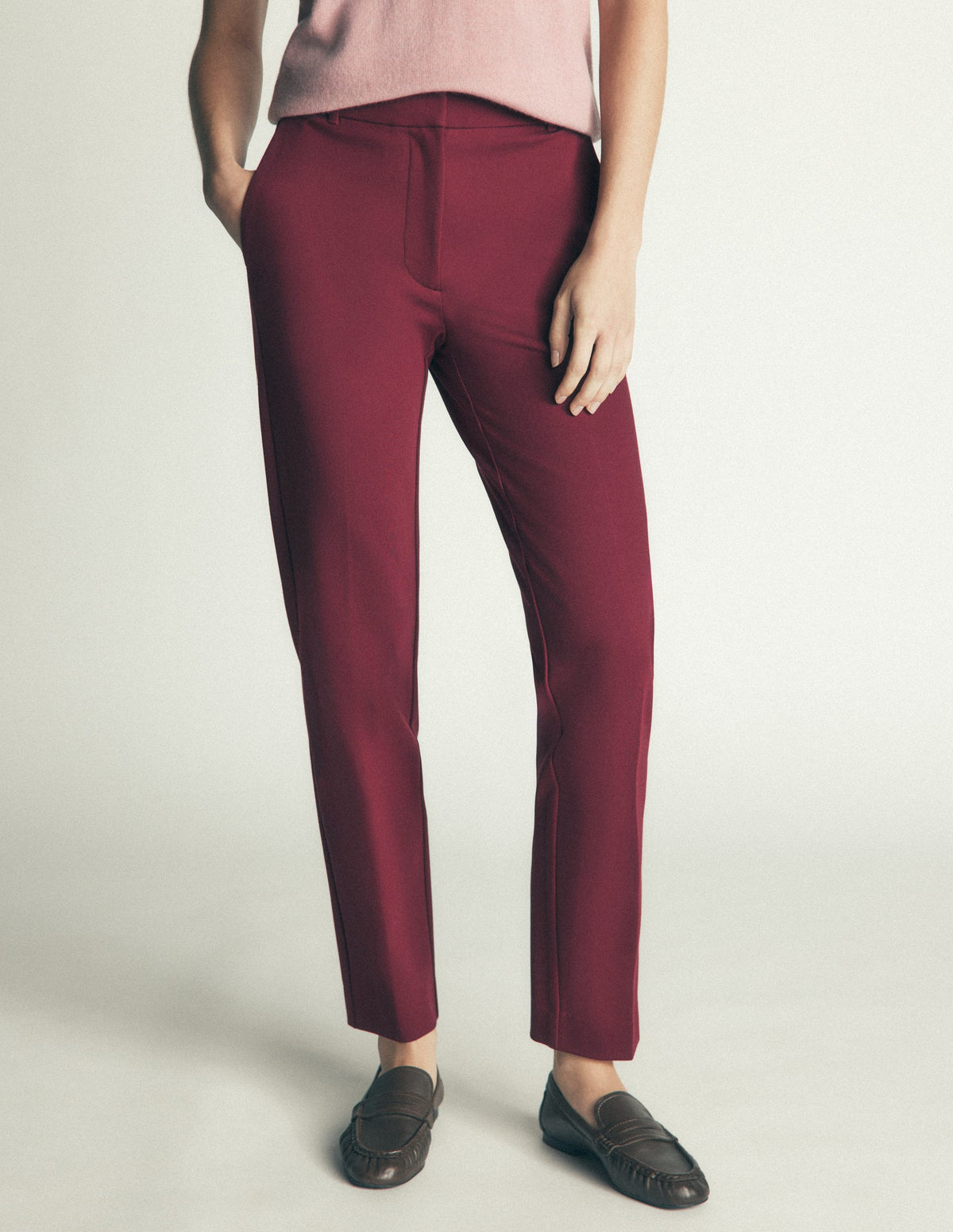Highgate Ponte Trousers-Deep Wisteria - Image 4