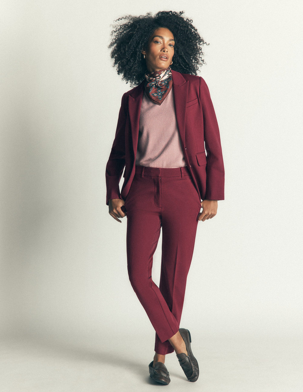 Highgate Ponte Trousers-Deep Wisteria - Image 6