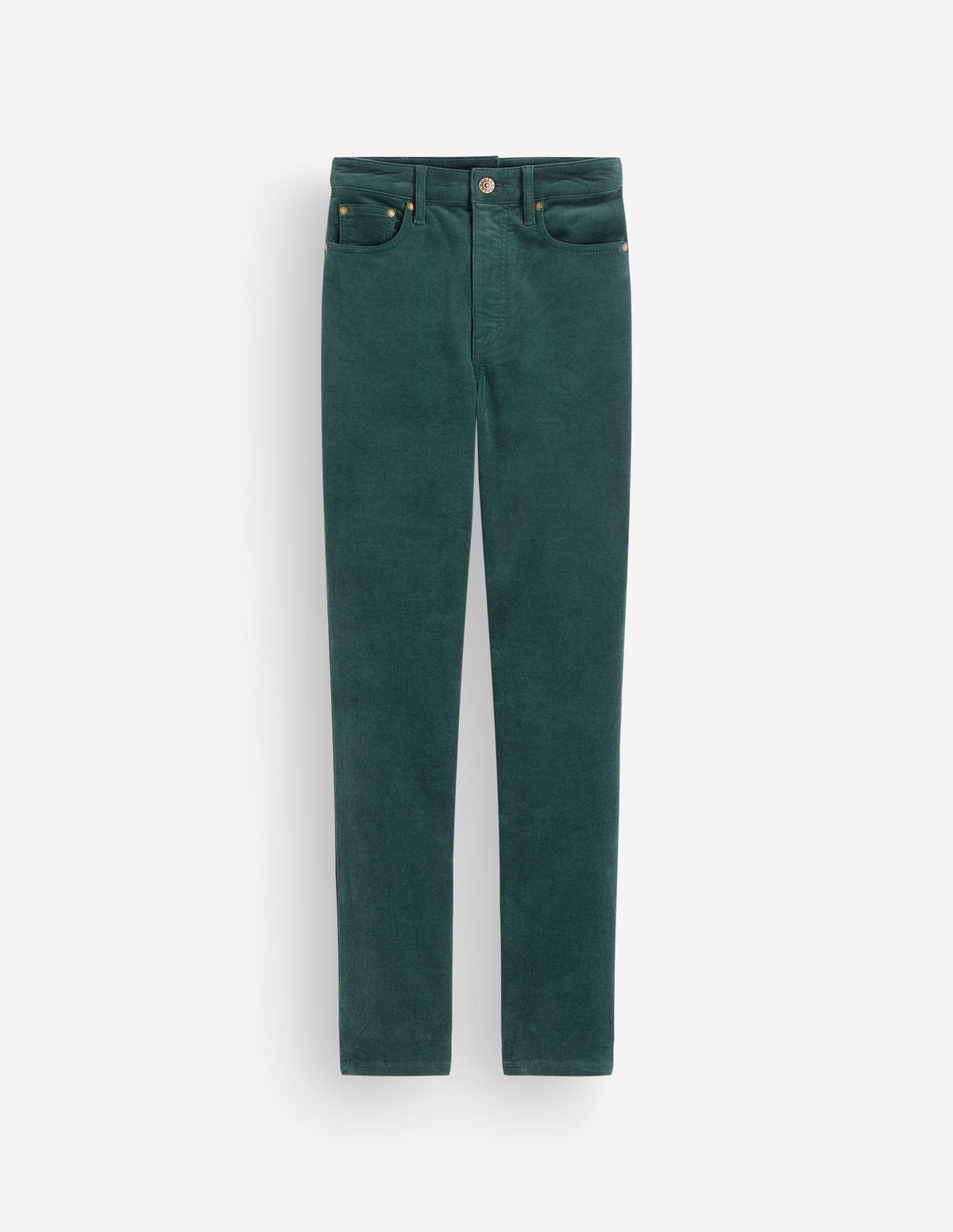 High Rise Cord Slim Jeans-Sea Moss-6