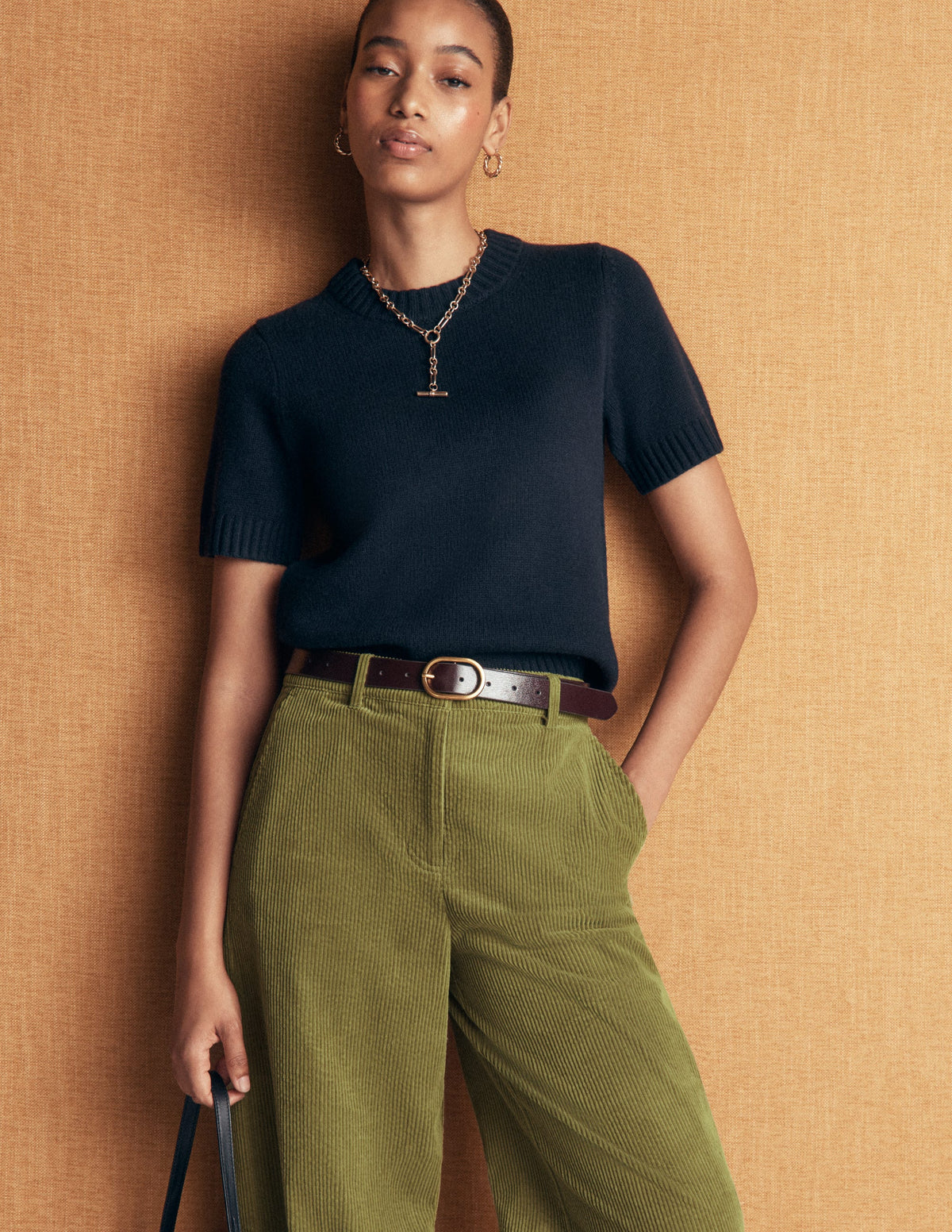 Belgravia Chunky Cord Trousers-Cardamon Seed-5
