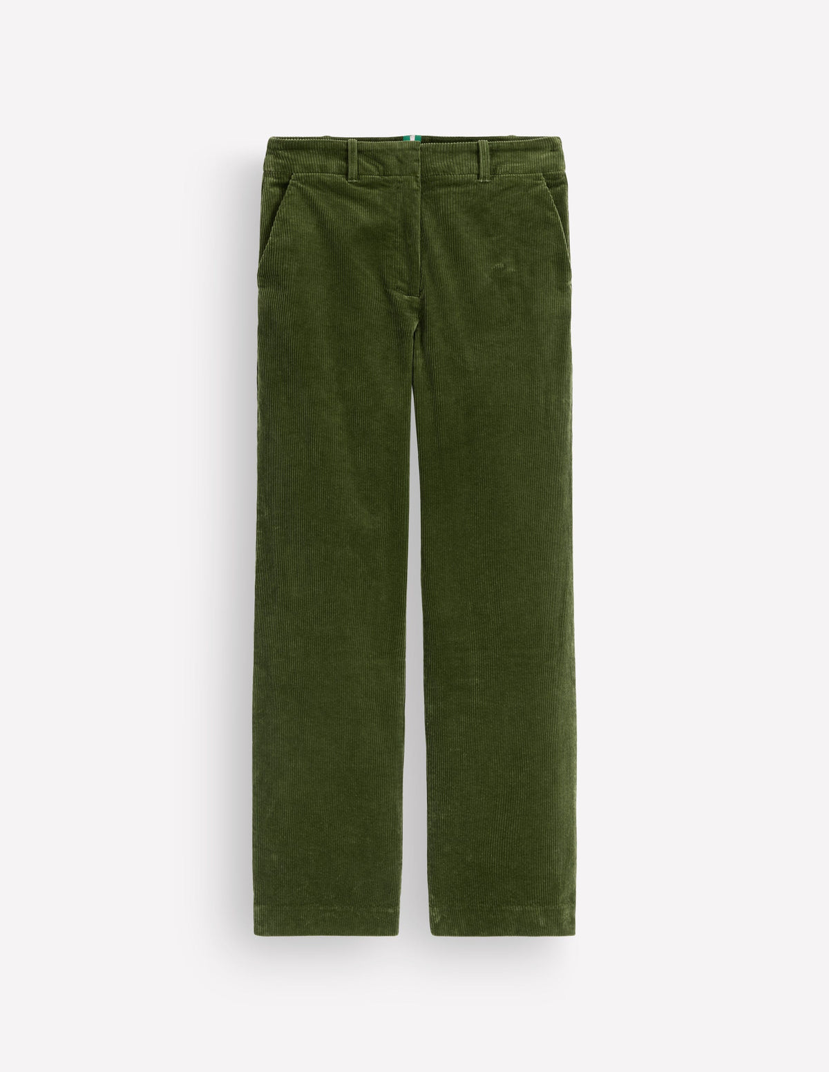 Canonbury Cord Trousers-Forest Green-6