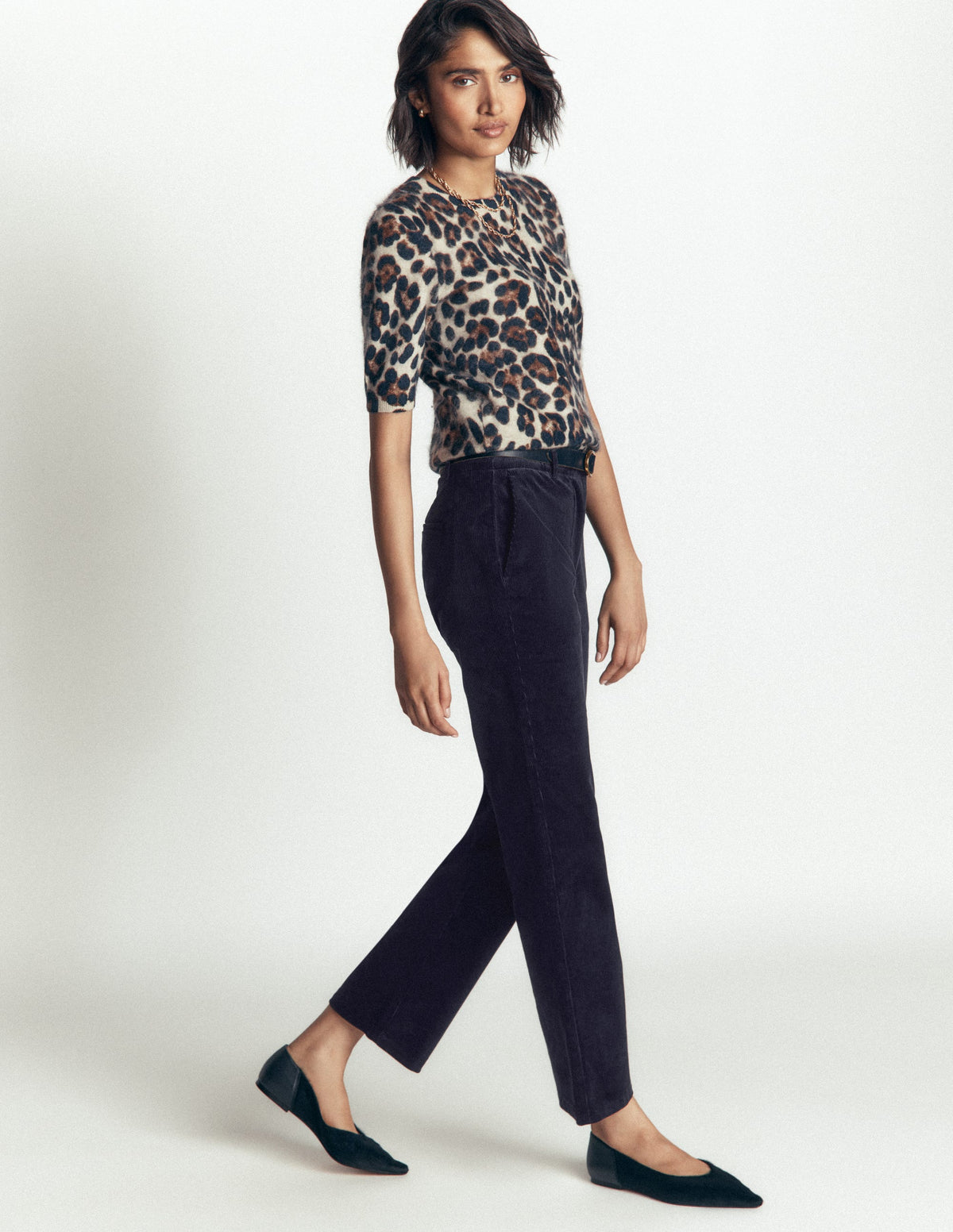 Canonbury Cord 7/8 Trousers-Navy - Image 5