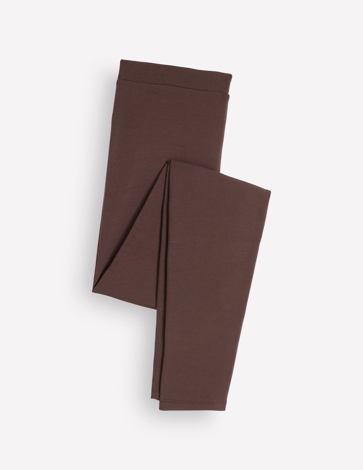 High Rise Jersey Leggings-Bitter Chocolate-6