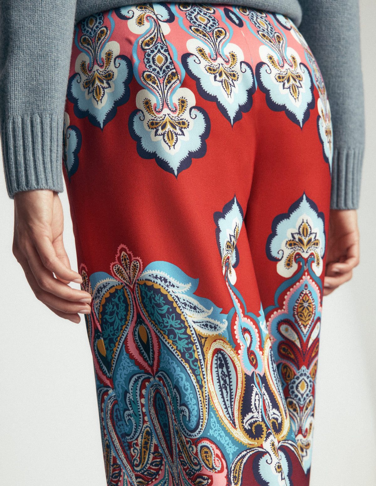 Belgravia Occasion Trousers-Multi, Popping Paisley - Image 6