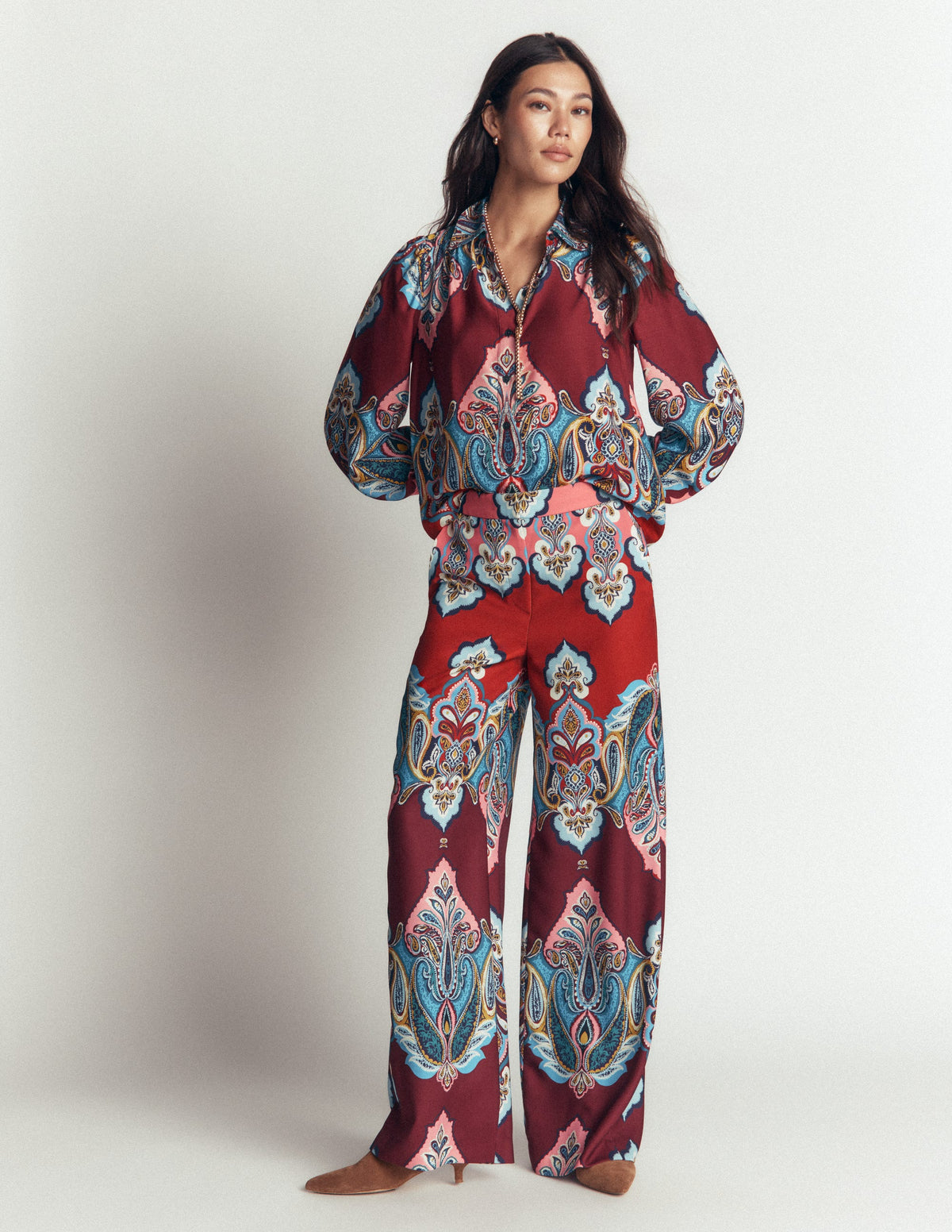 Belgravia Occasion Trousers-Multi, Popping Paisley-7