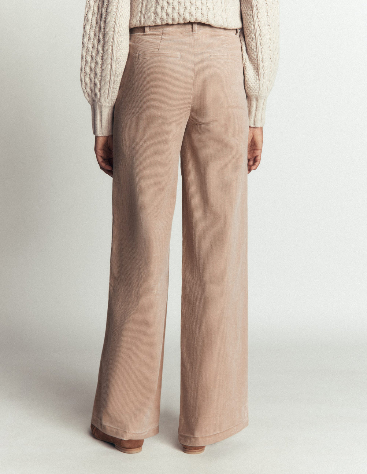Belgravia Cord Trousers-Latte - Image 3